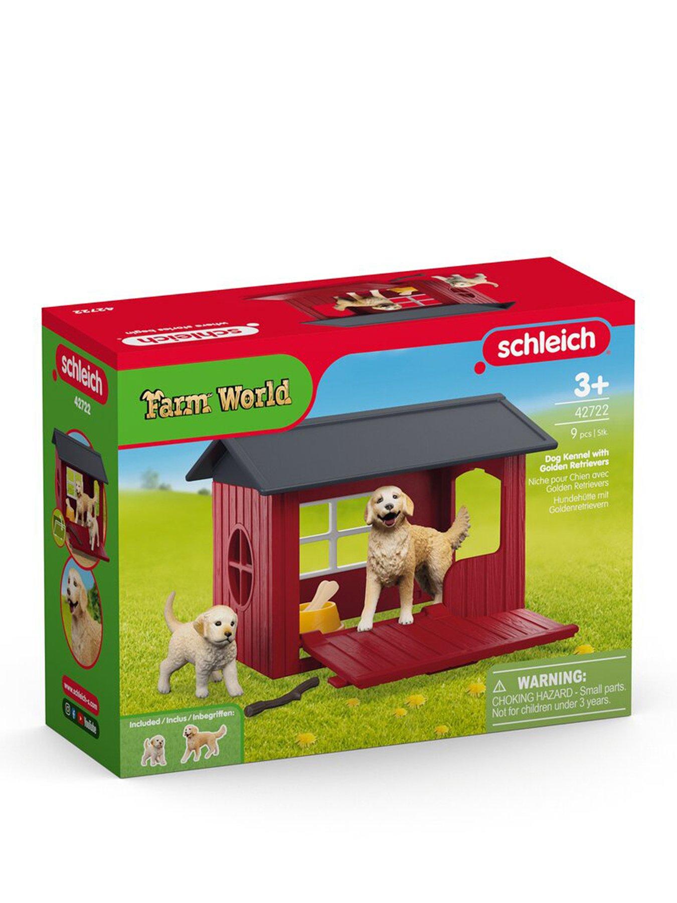 Image 1 of 1 of Schleich Farm World Opening Dog Kennel Playset