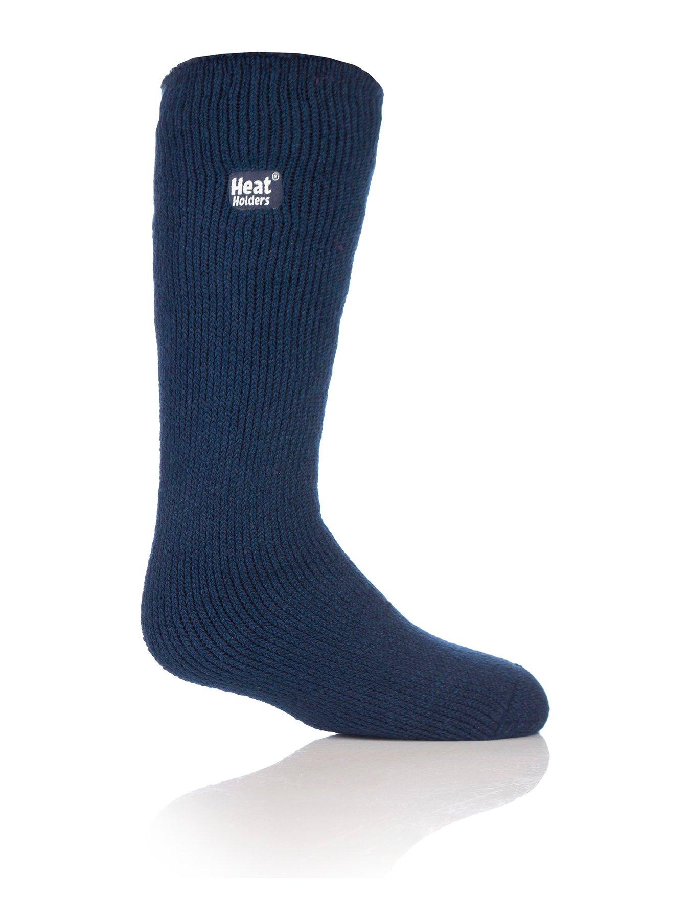 Image 1 of 2 of Heat Holders Kids 1 Pair Of Socks - Size 2-5&frac12; - Indigo