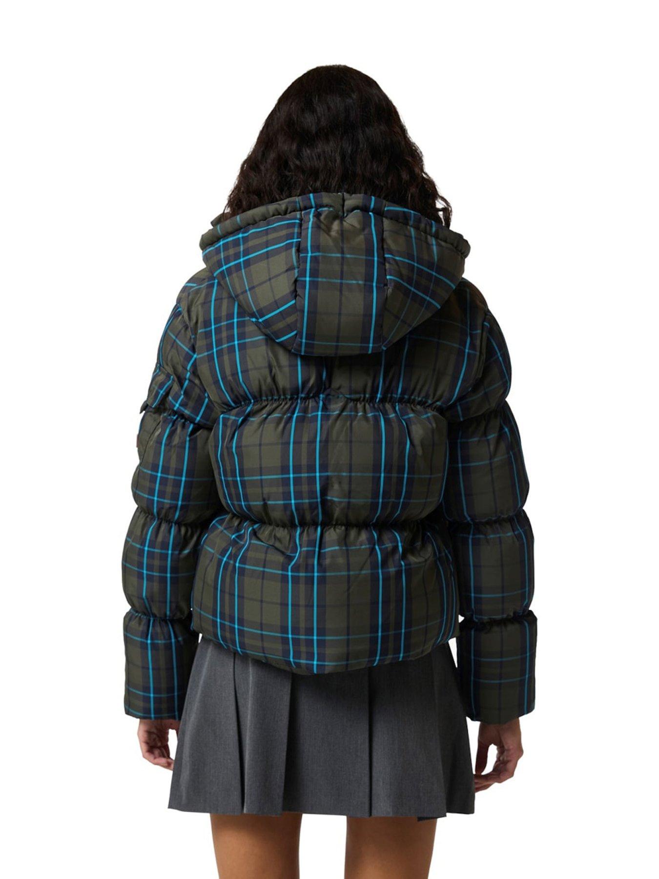 Image 2 of 4 of Hunter Womens Original Colour Block Water-Resistant Puffer Jacket - Multi