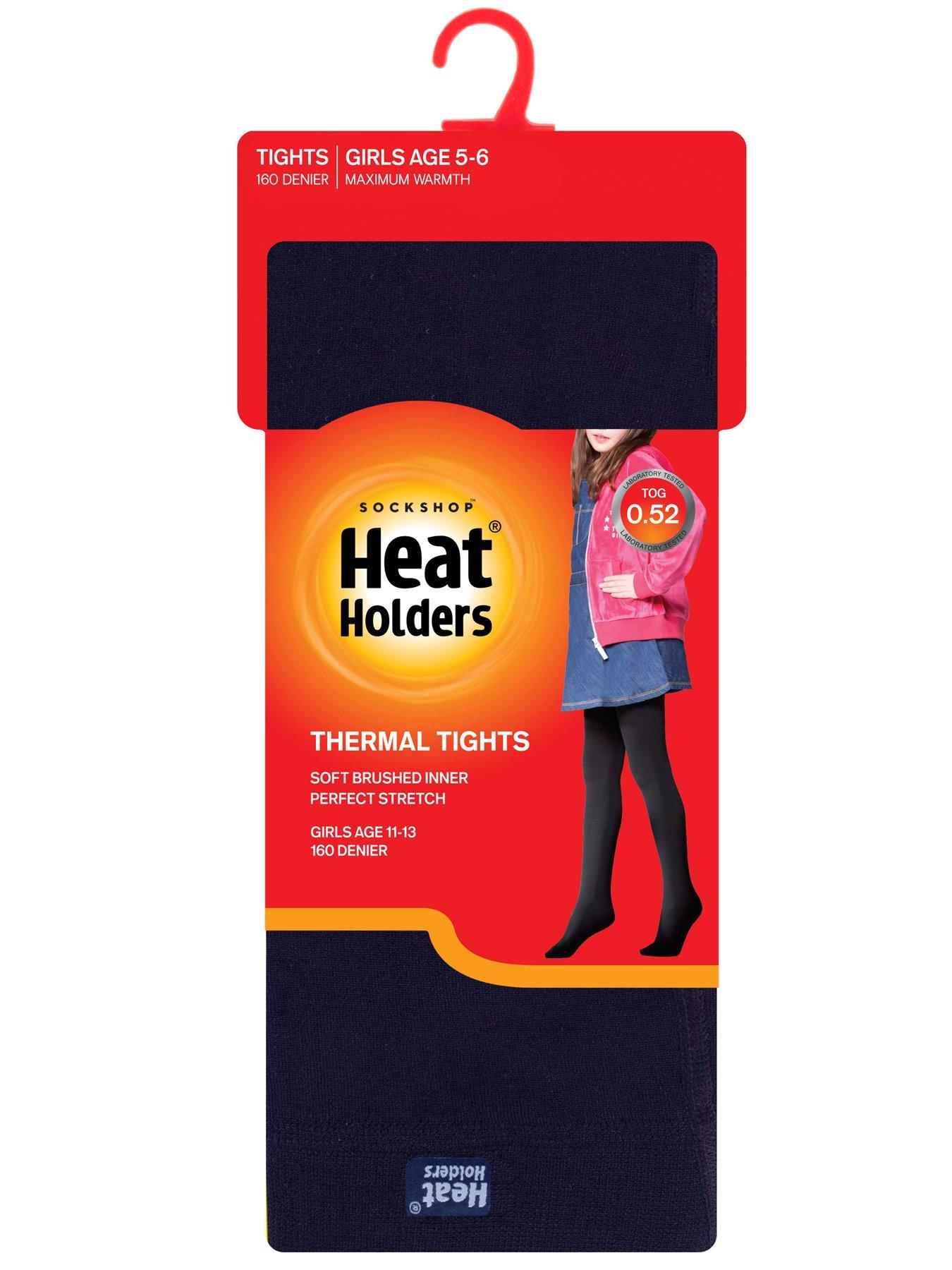 Image 2 of 2 of Heat Holders Heat Holders Kids Pair Of Tights - Navy