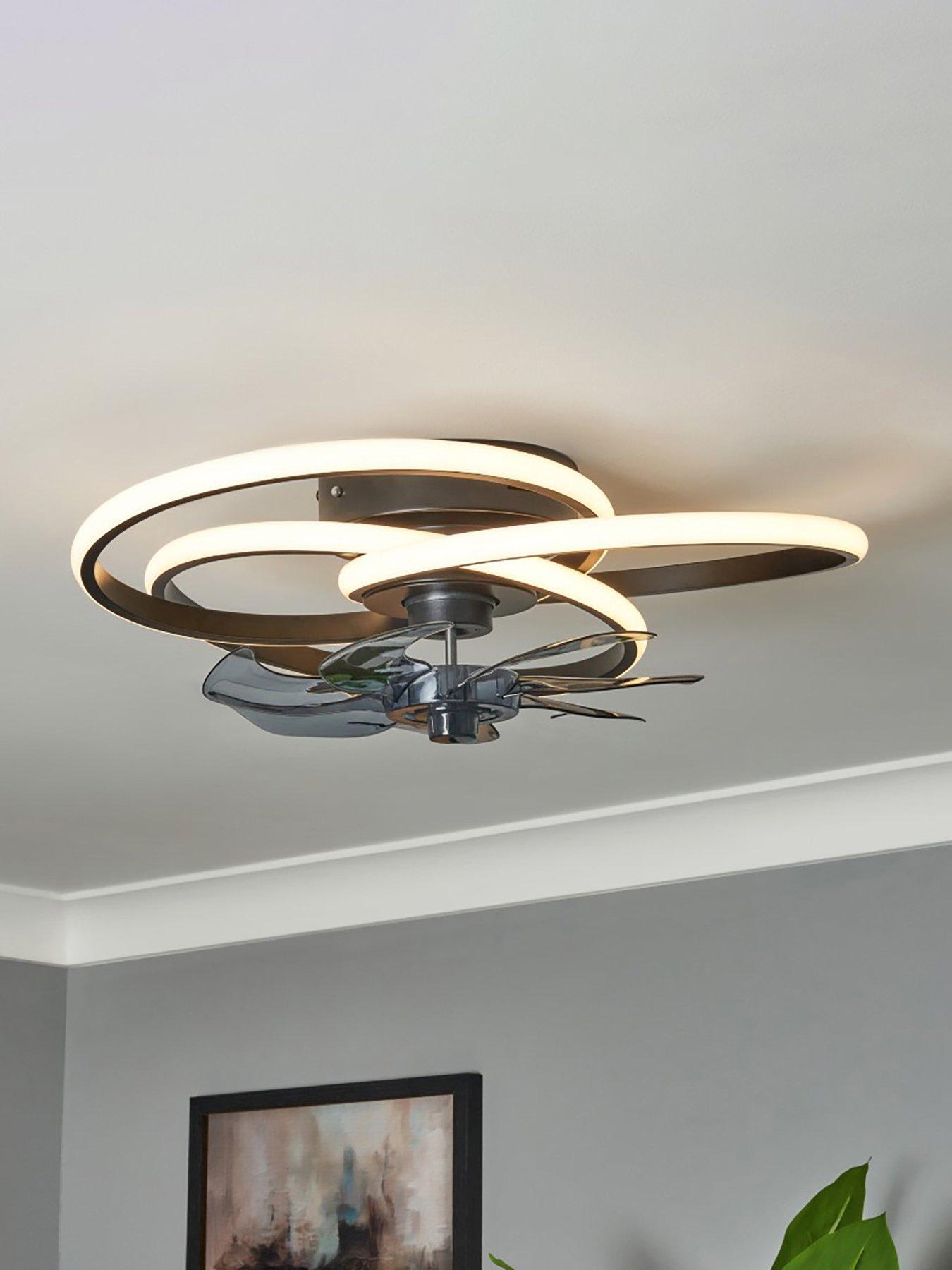 Image 1 of 5 of BHS Trinity Led Dimmable Fan Light