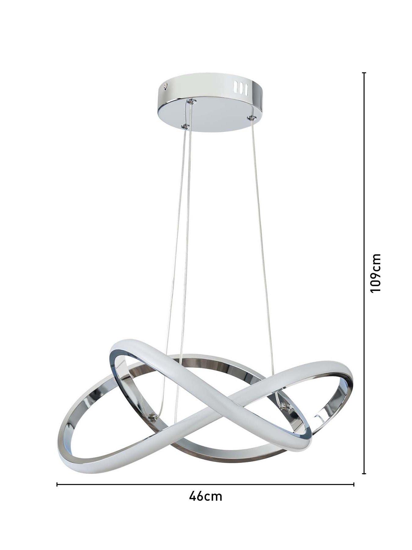 Image 5 of 5 of BHS Eero Pendant Chrome