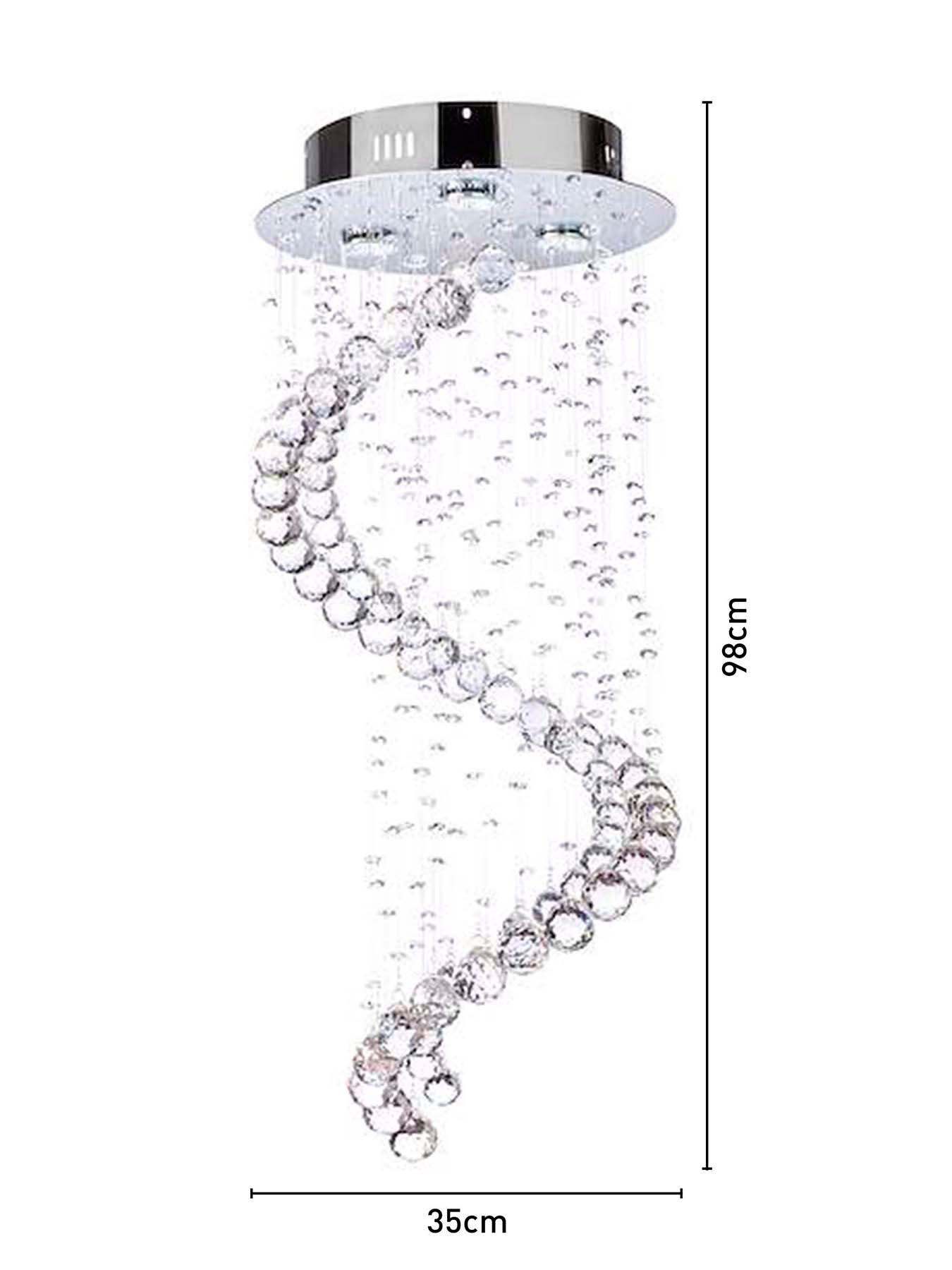 Image 5 of 5 of BHS Abyss  Flush Ceiling Light
