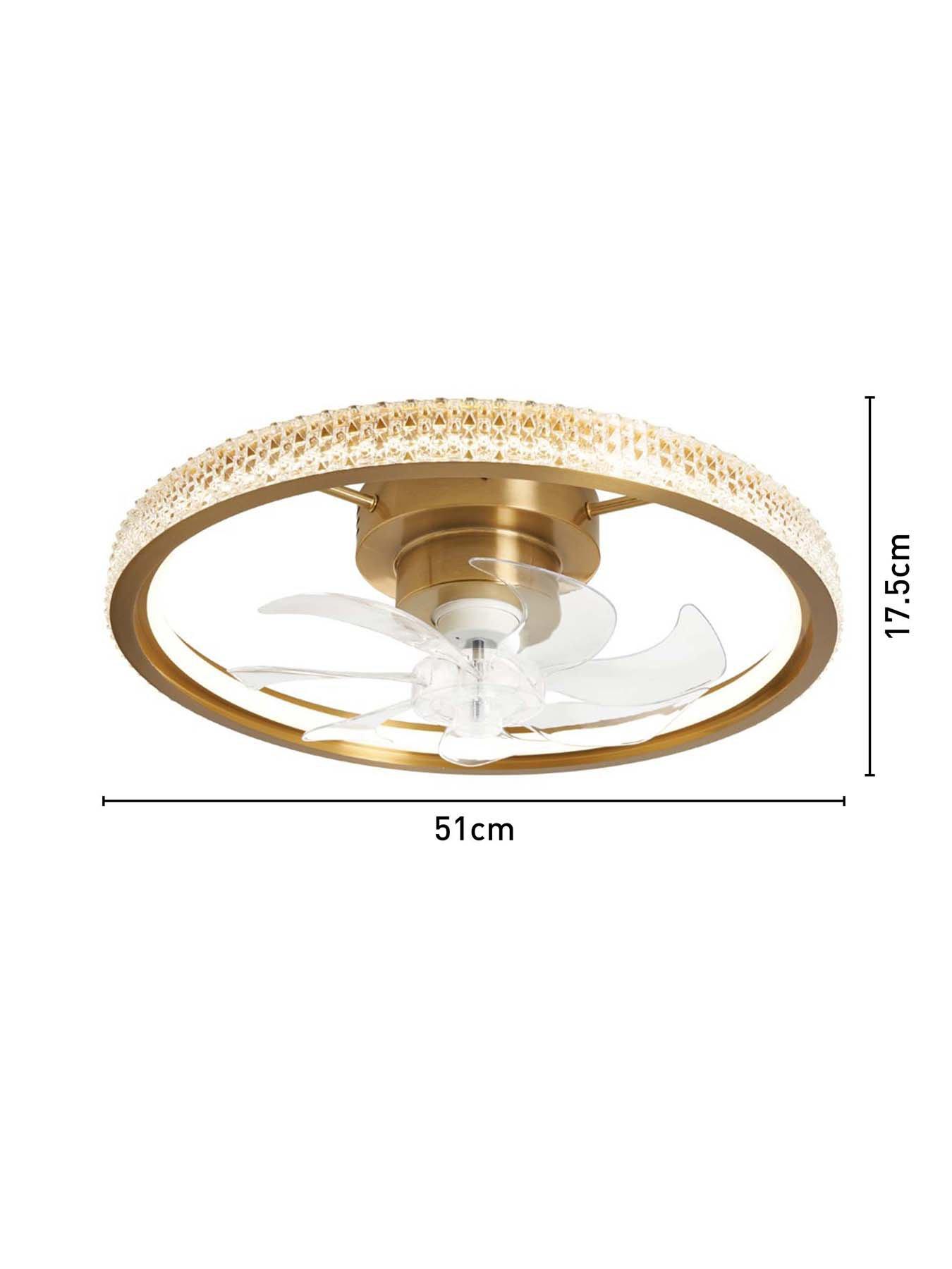 Image 5 of 5 of BHS Lyona Led Dimmable Fan
