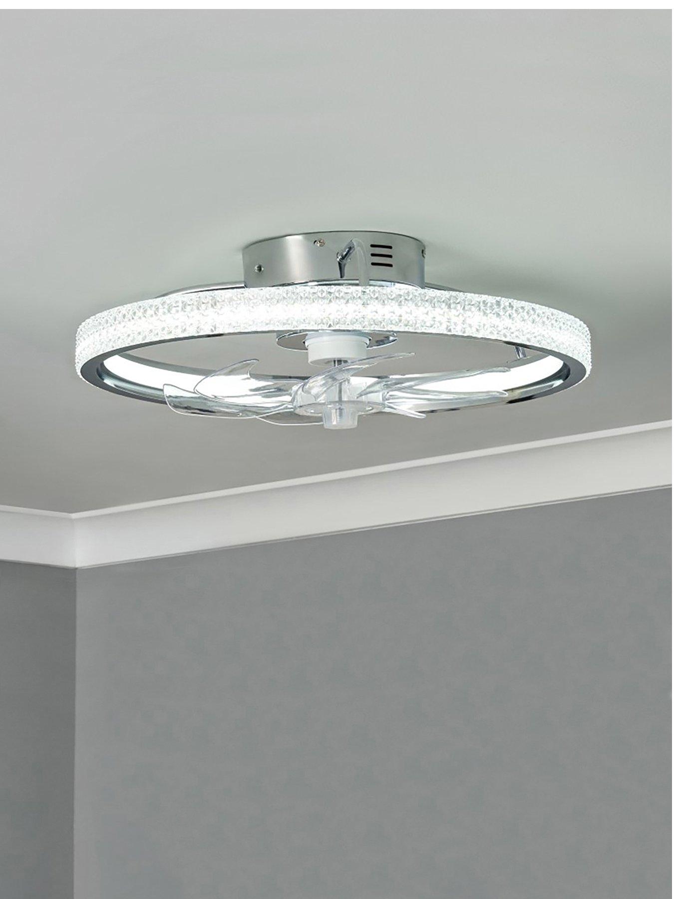 Image 2 of 4 of BHS Lyona Led Dimmable Fan