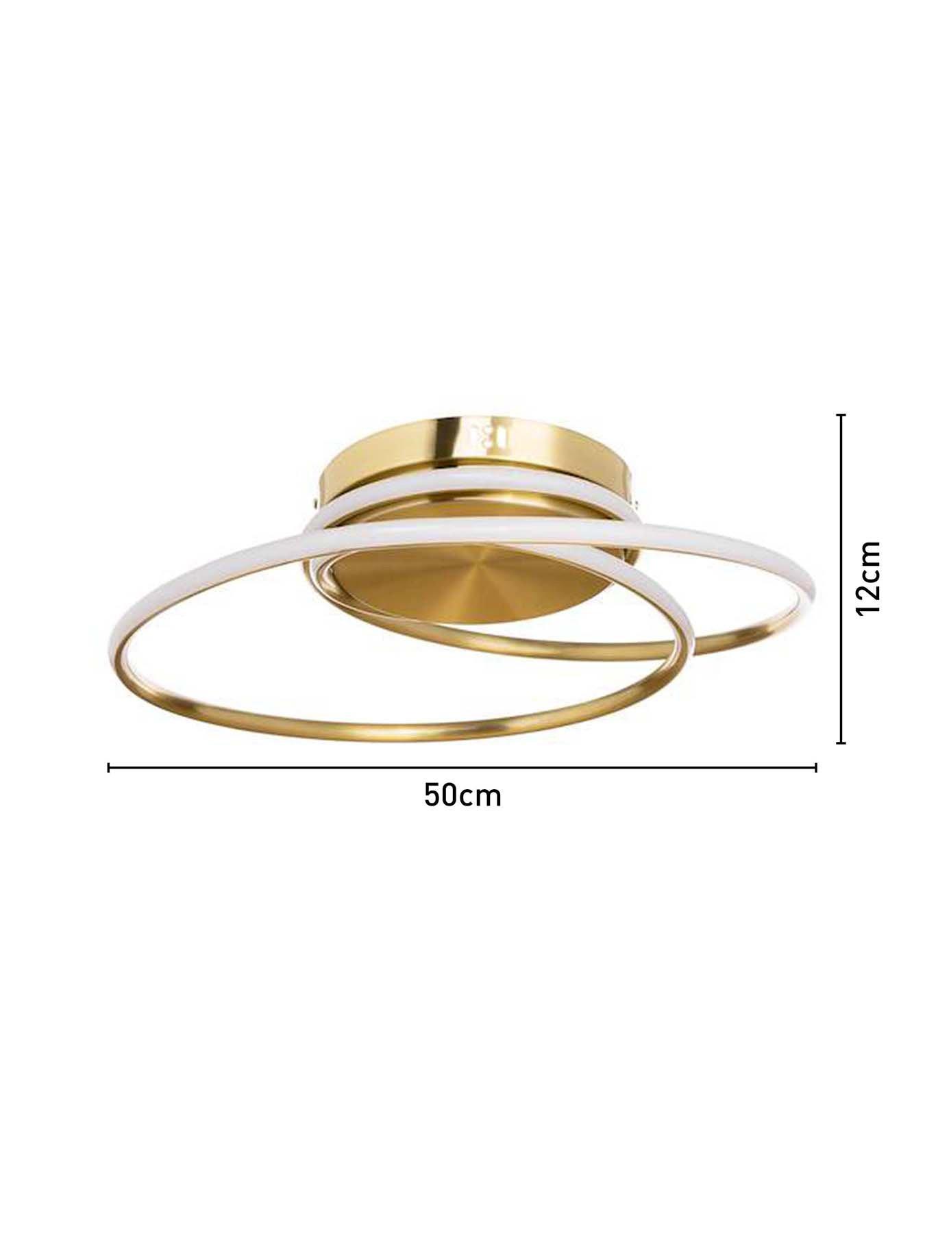 Image 4 of 4 of BHS Pei Rings Led Flush