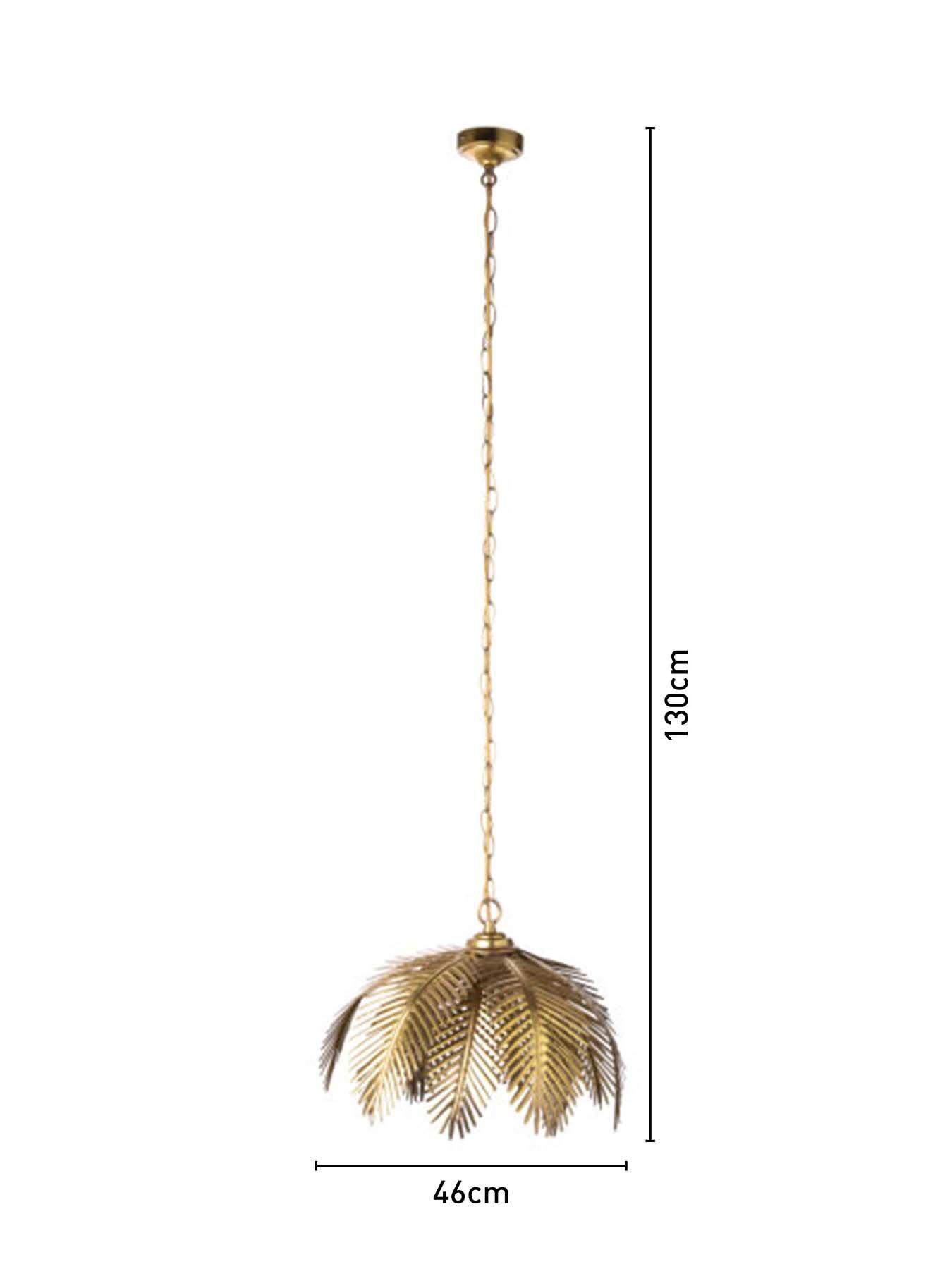 Image 5 of 5 of BHS Brookby Palm Pendant