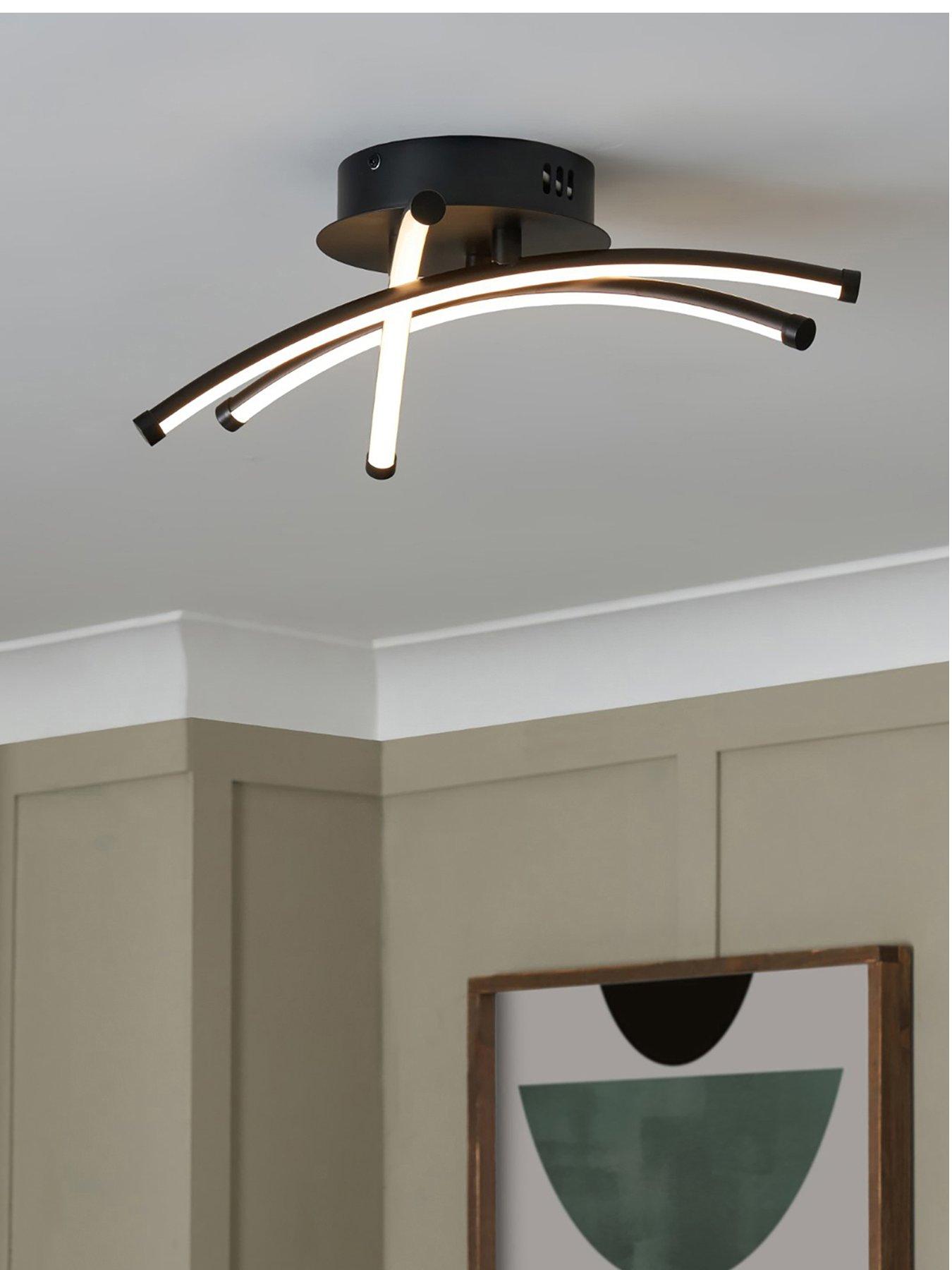 Image 2 of 5 of BHS Aalto Cross Over Arms Led Flush