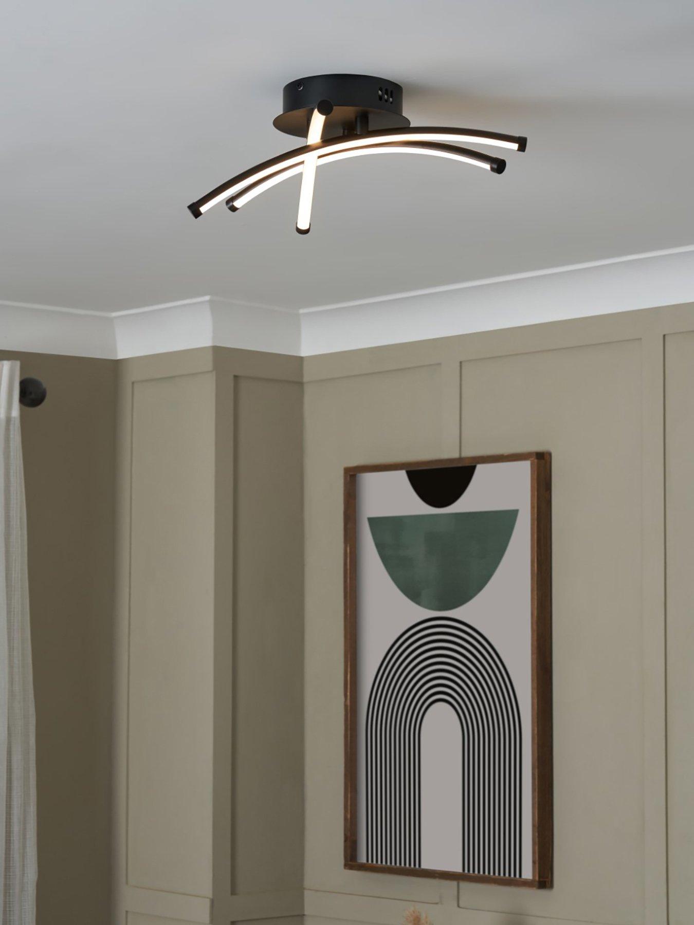 Image 3 of 5 of BHS Aalto Cross Over Arms Led Flush