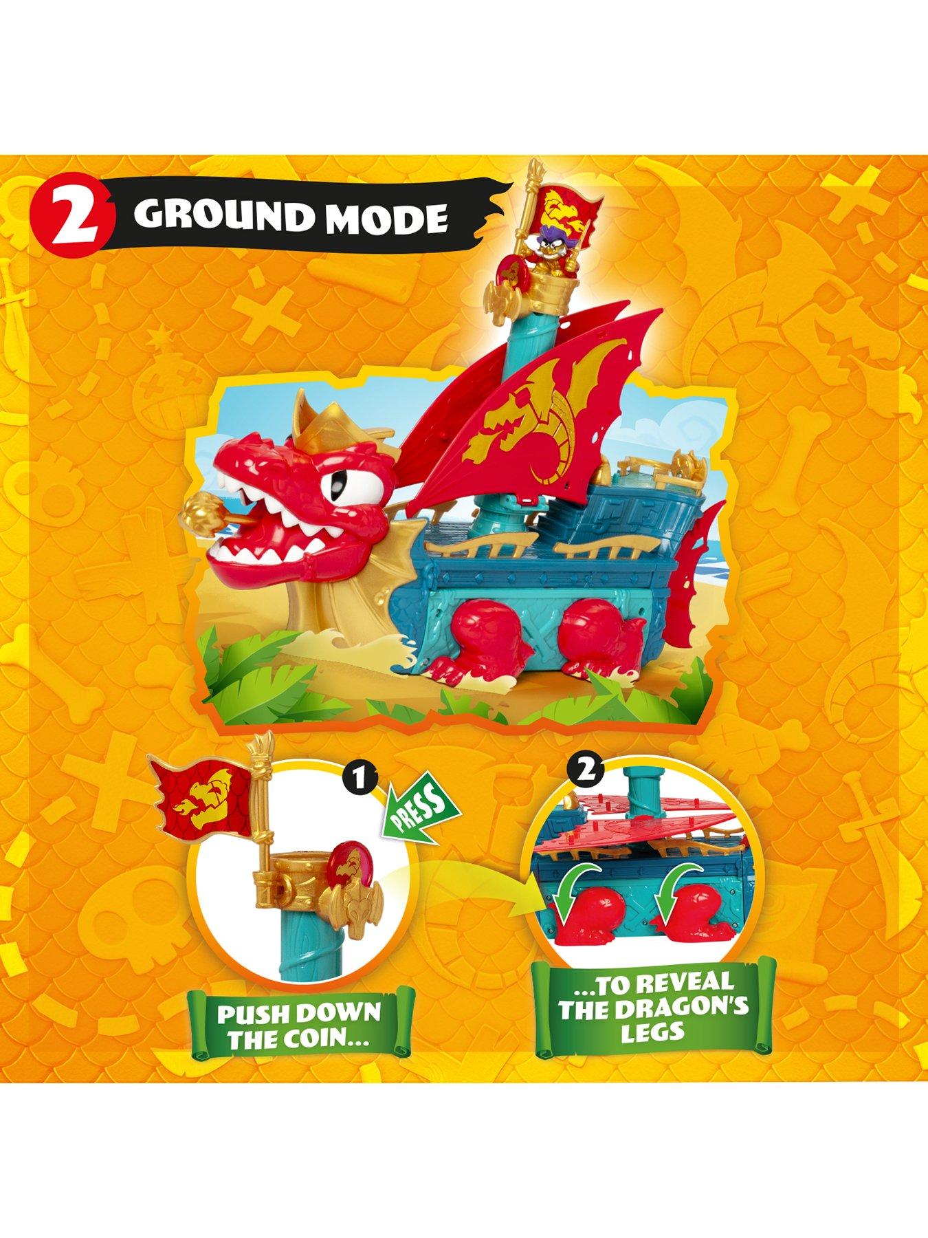 Image 4 of 5 of Piratix 3-Mode Transforming Piratix Dragon Ship Playset