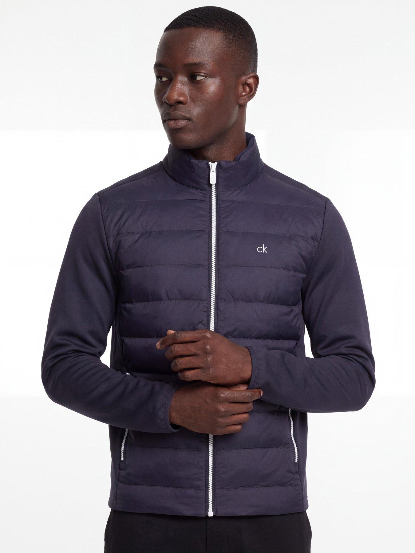 Image 1 of 4 of Calvin Klein Golf Mens Hybrid Jacket - Navy