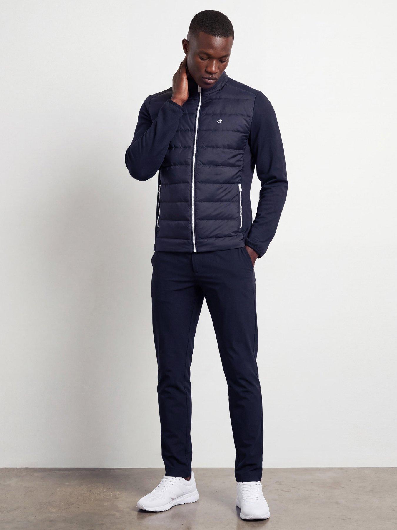 Image 3 of 4 of Calvin Klein Golf Mens Hybrid Jacket - Navy