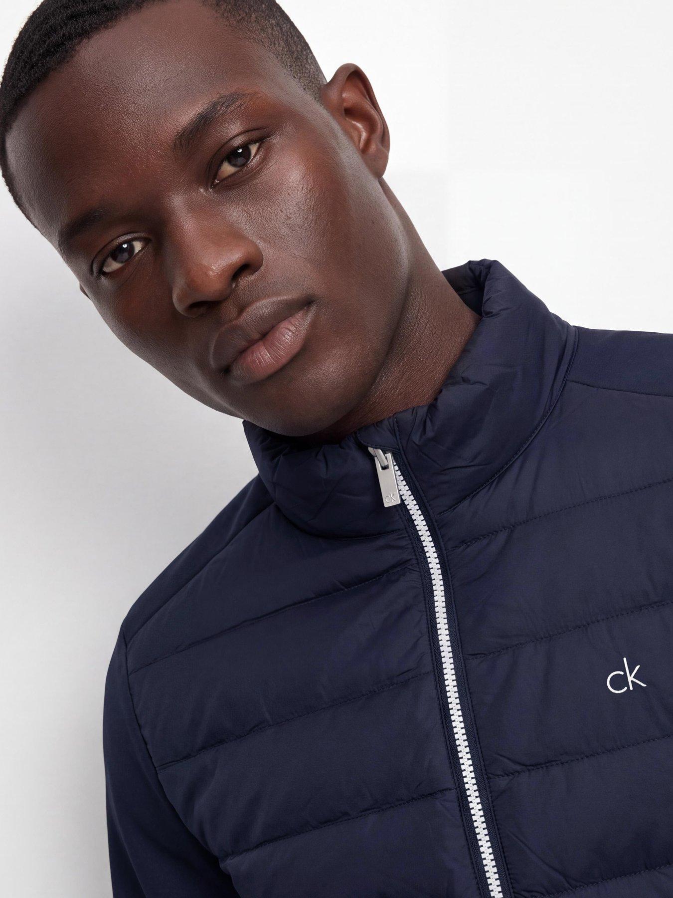 Image 4 of 4 of Calvin Klein Golf Mens Hybrid Jacket - Navy
