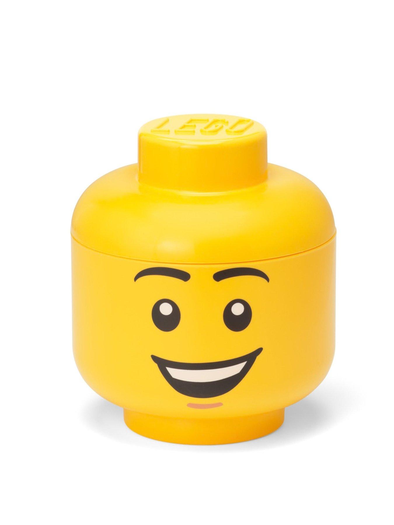Image 3 of 4 of LEGO Lego Storage Head (small) Happy Boy