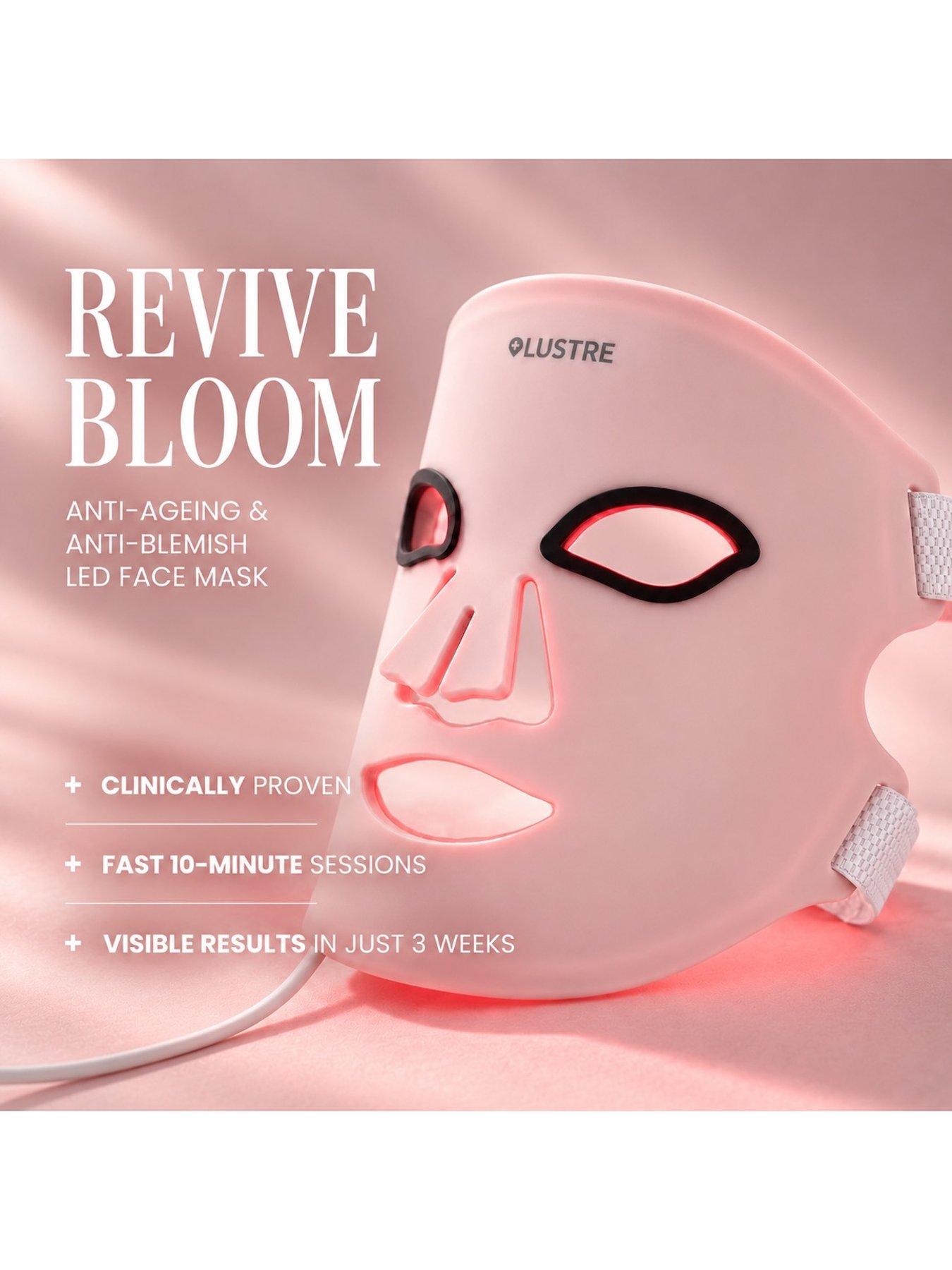 Image 2 of 7 of Lustre Revive LED Face Mask - Bloom Pink