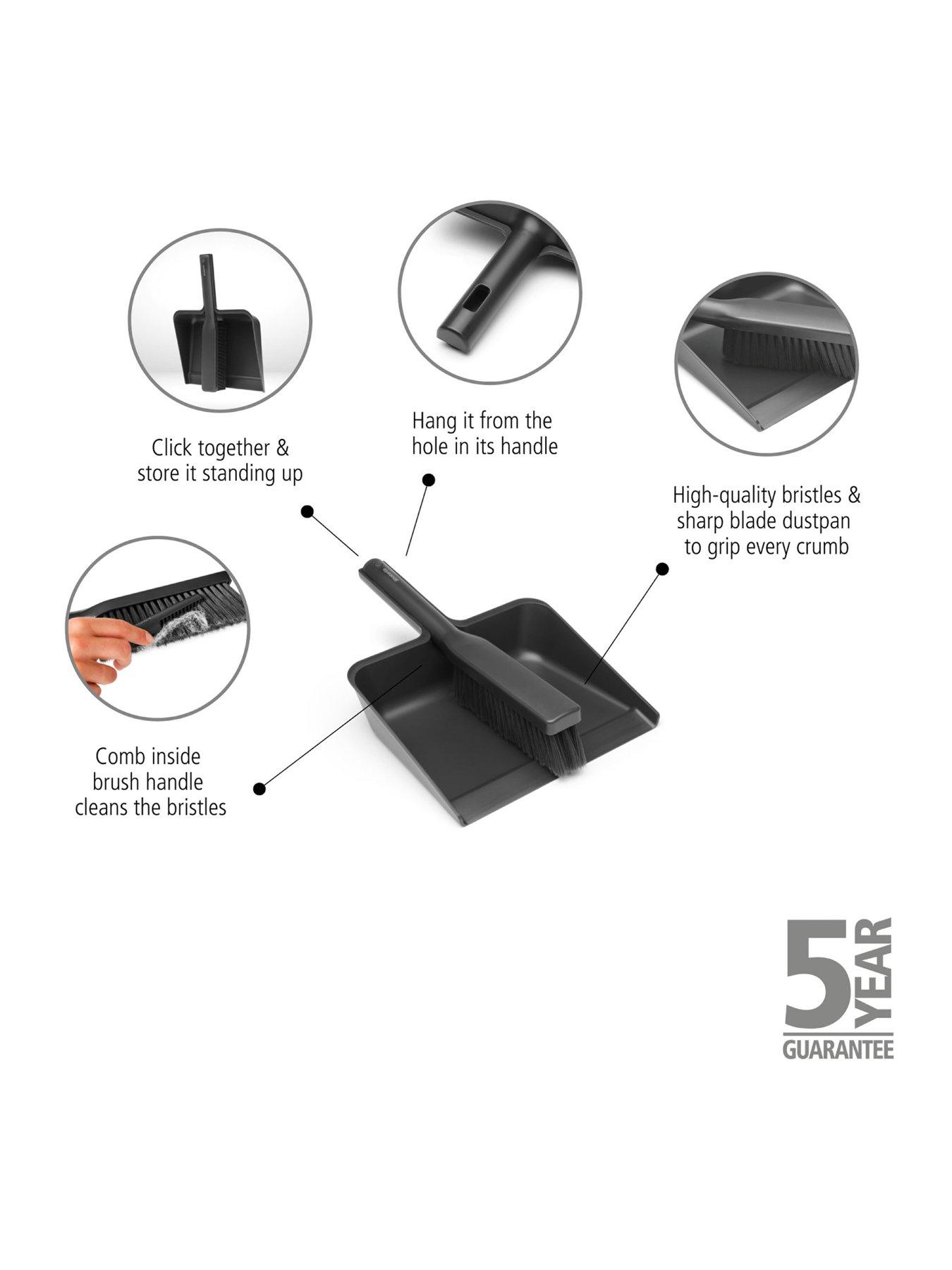 Image 4 of 7 of Brabantia Sinkside Dustpan And Brush Set, With Comb