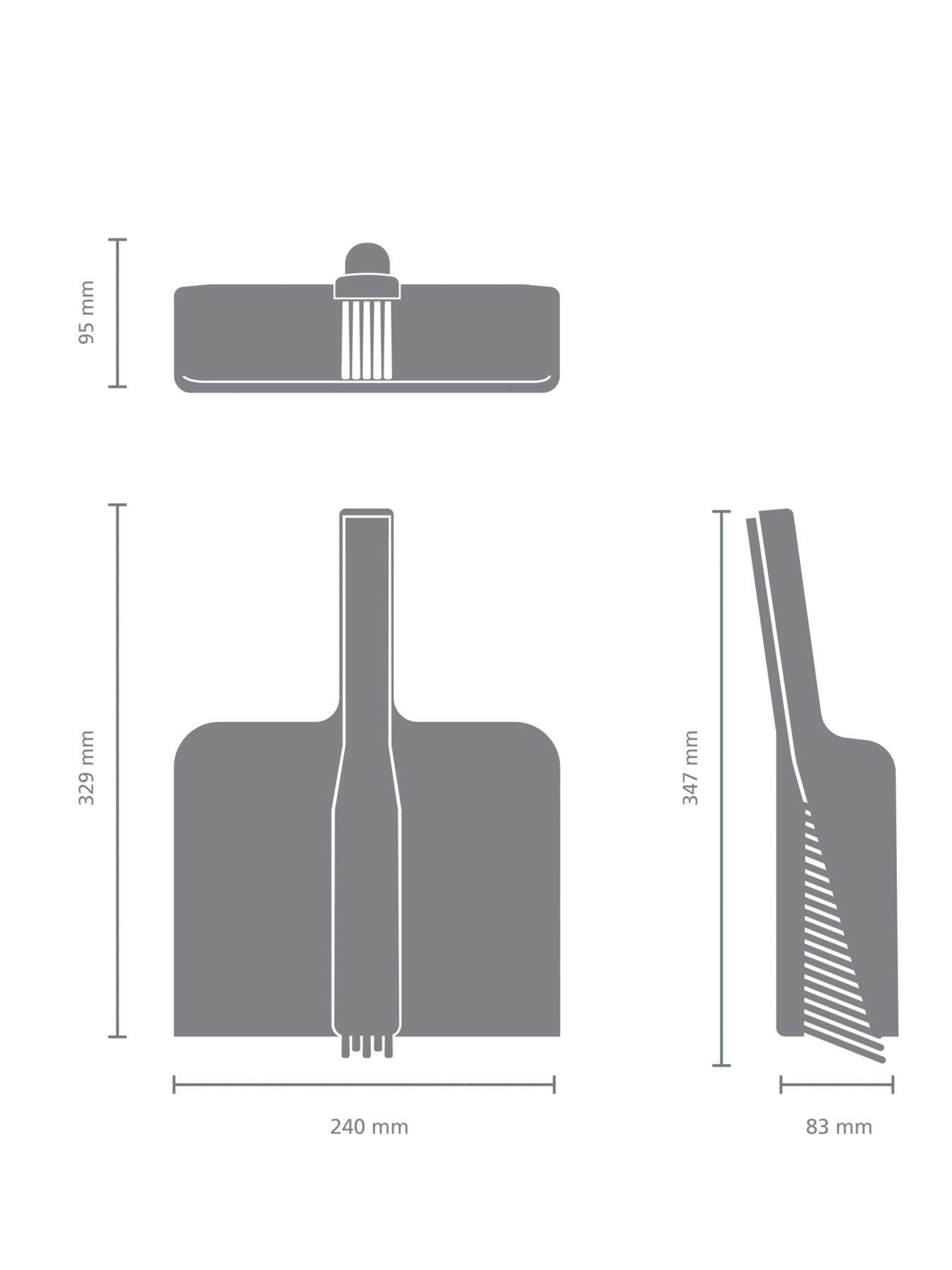 Image 7 of 7 of Brabantia Sinkside Dustpan And Brush Set, With Comb