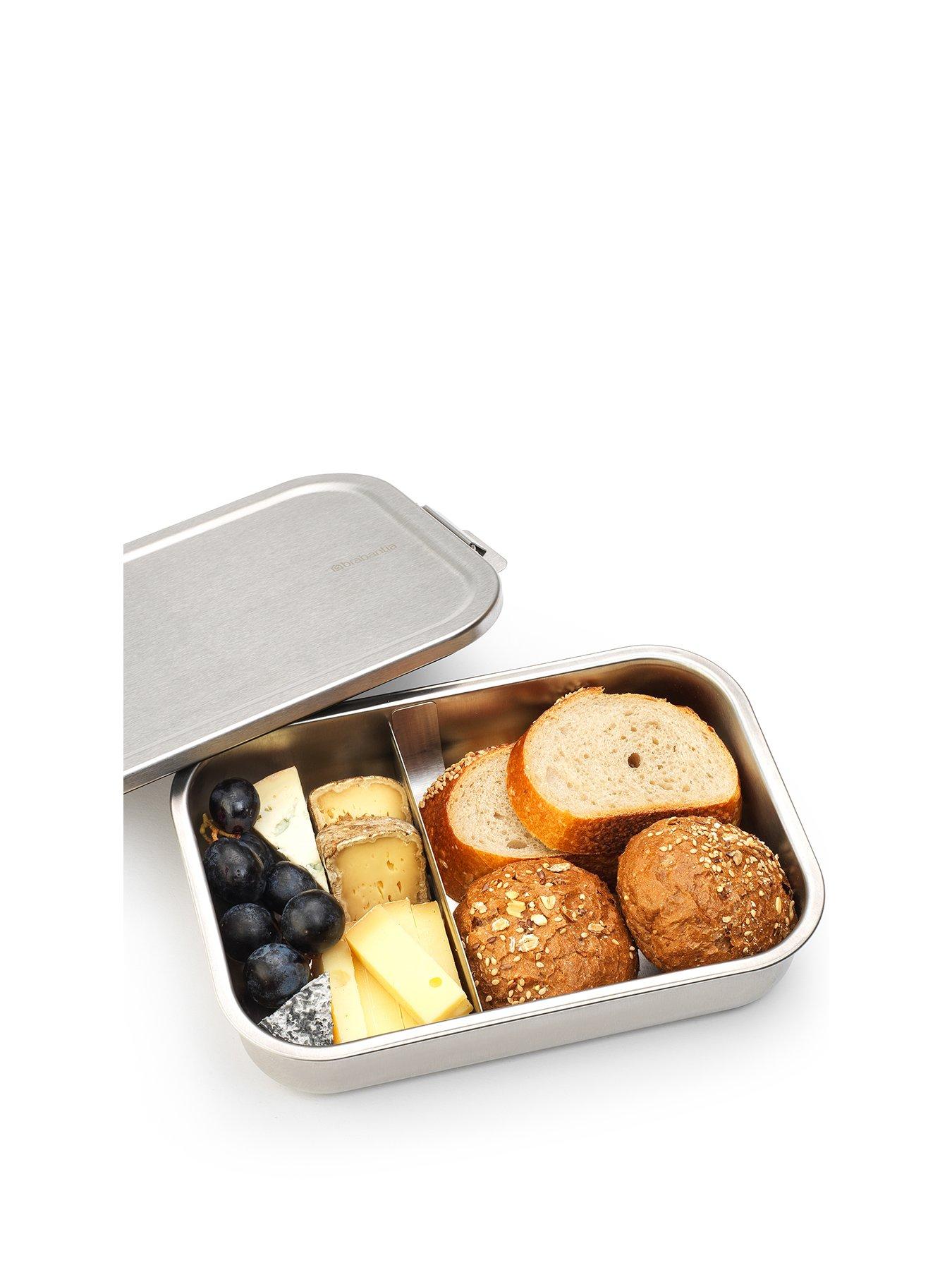 Image 2 of 7 of Brabantia Make & Take Lunch Box, Large, Stainless Steel