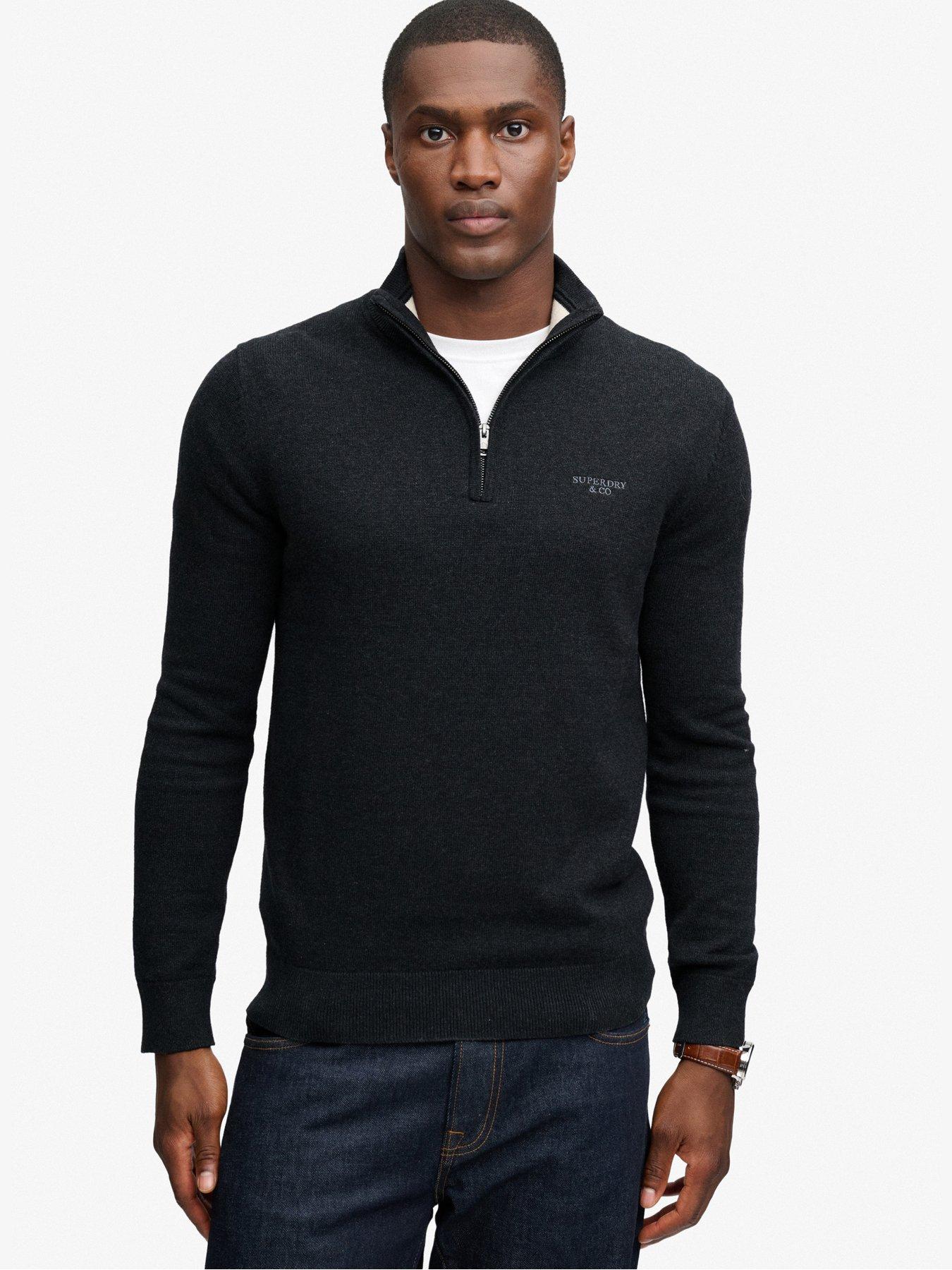 Superdry Noir Half-Zip Sweater Prep Essential - Image 2