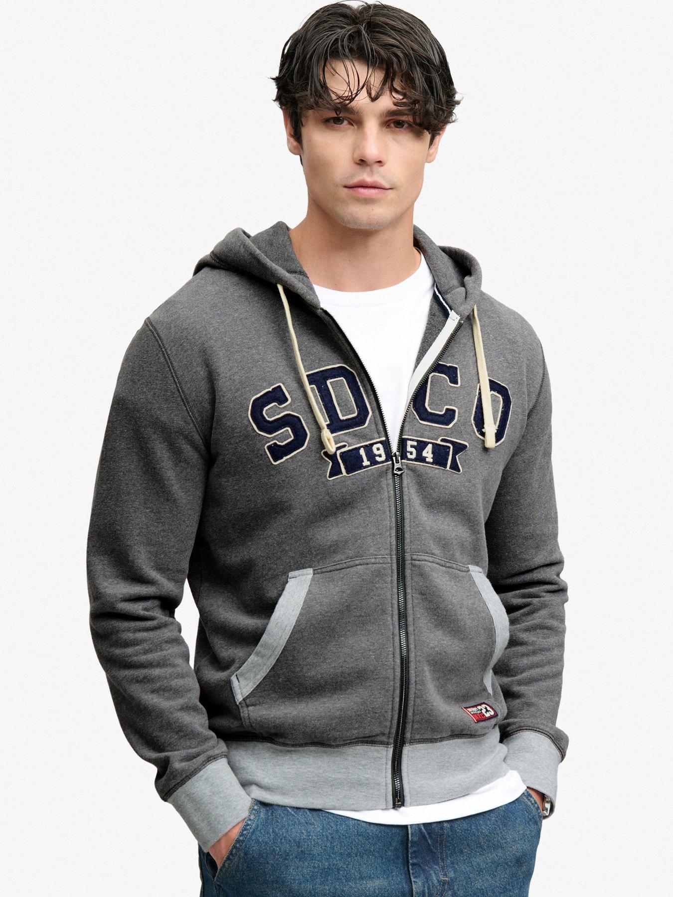 Superdry Gris Hooded Sweatshirt - Image 2