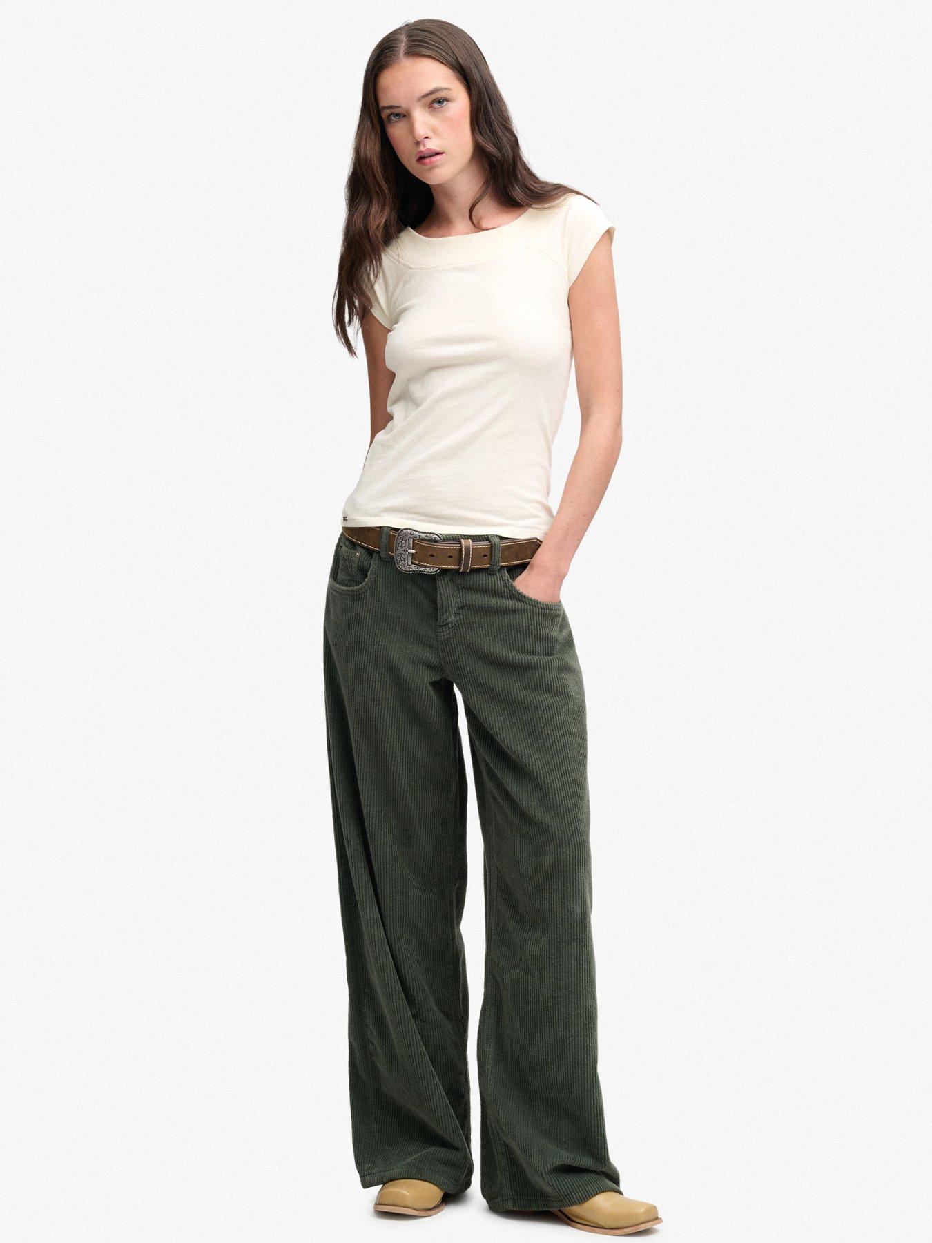 Image 3 of 6 of Superdry Ath Ess Off Shoulder Long Sleeve Bardot Top - Off White