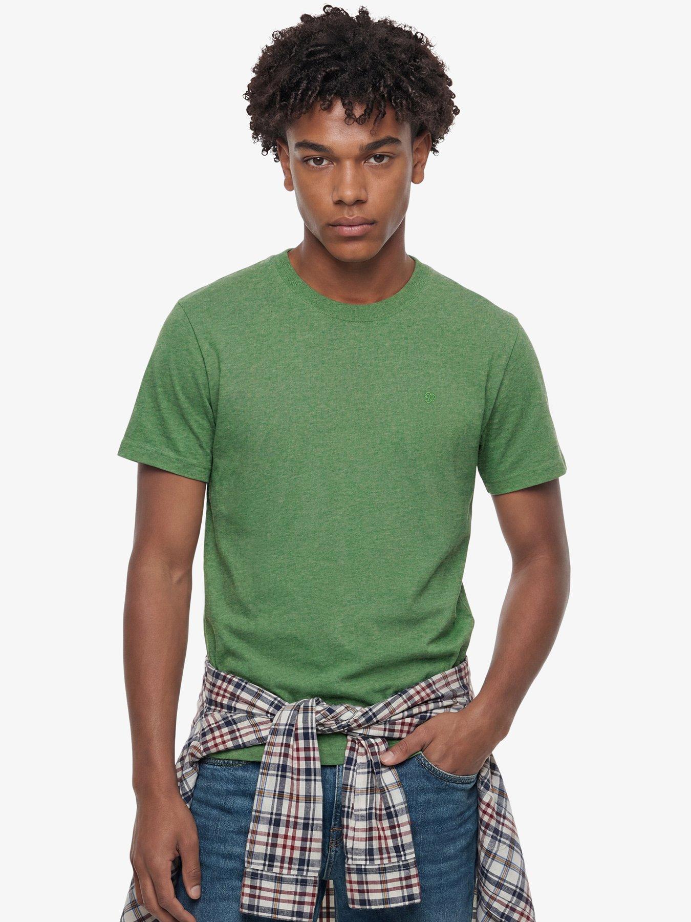 Superdry Men's Gris T-Shirt With Logo Essential Serif - Image 2