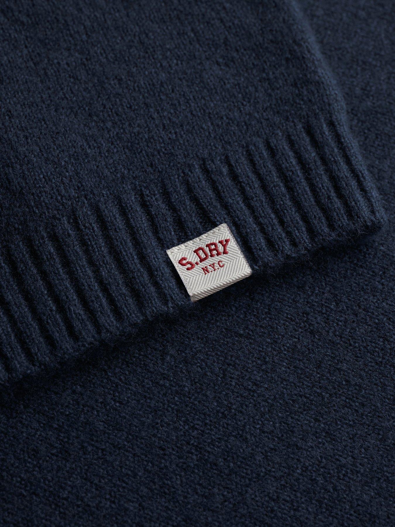 Image 6 of 6 of Superdry Superdry Bardot Knitted Jumper - Brown