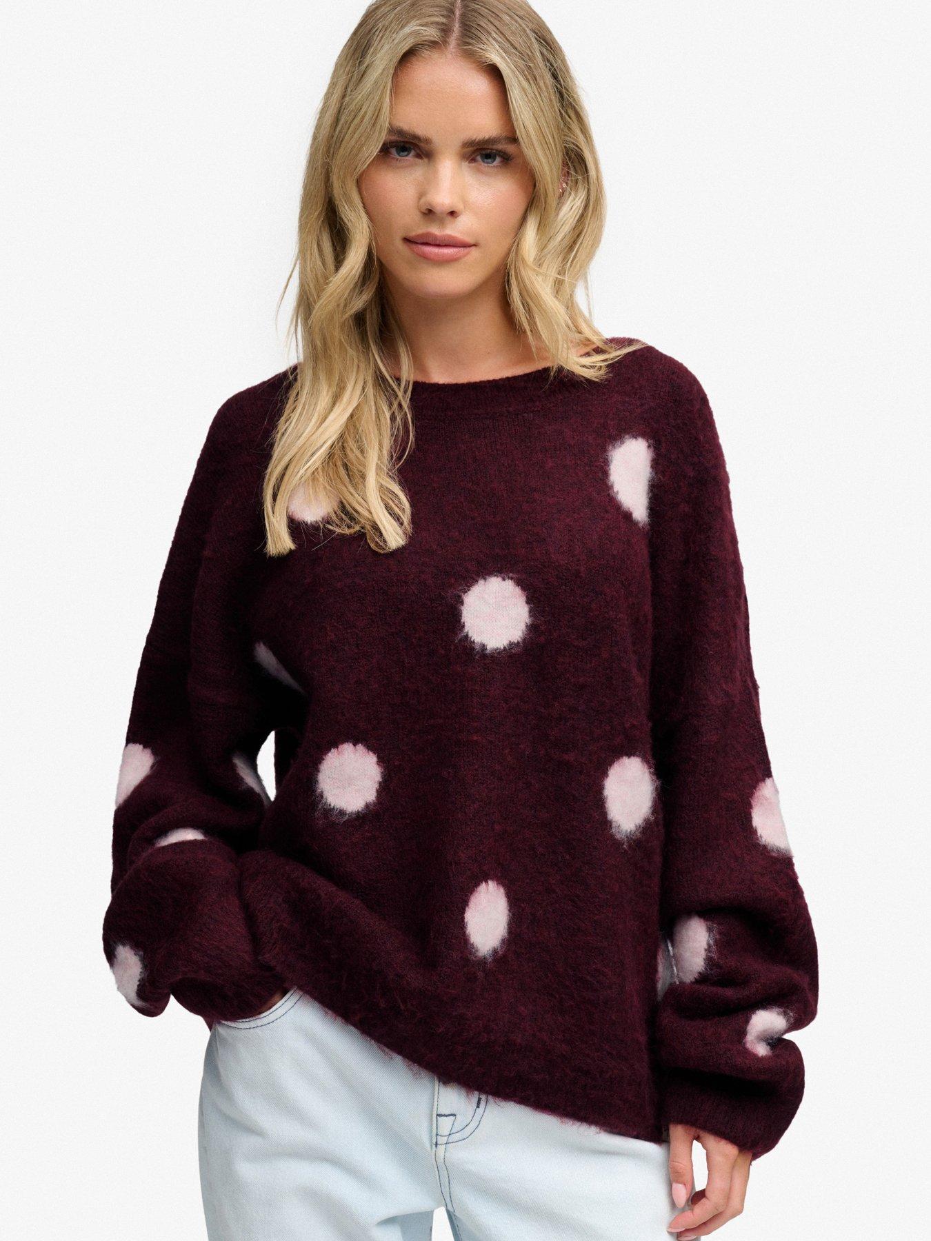 Superdry Women's Rouge Woman Sweater Polka Dot - Image 2