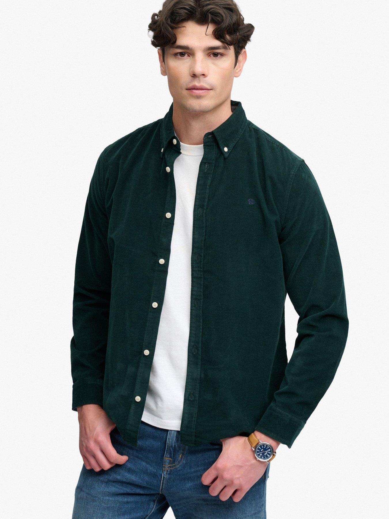 Superdry Men's Vert Long-Sleeved Corduroy Shirt Classic Needle - Image 2