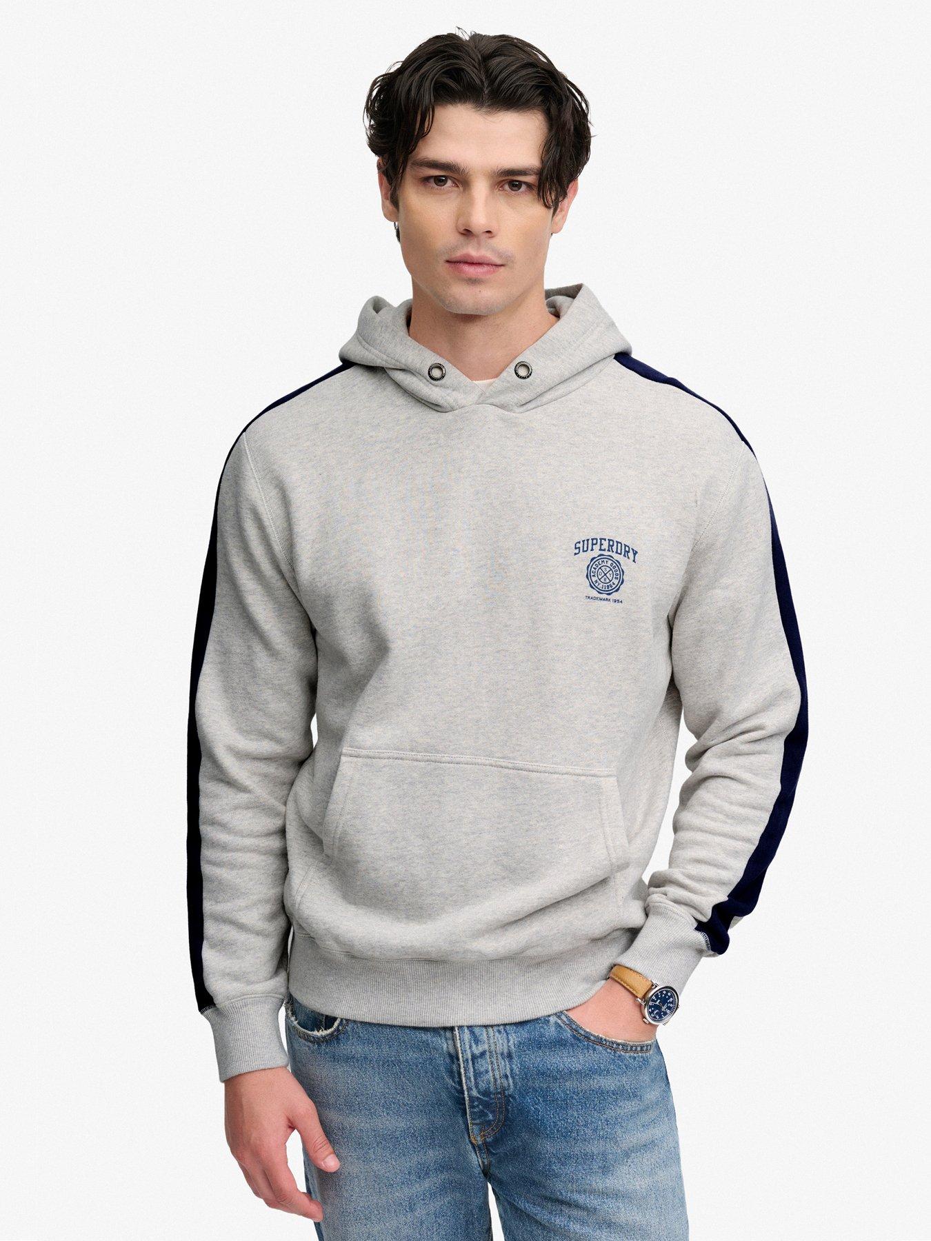 Image 1 of 5 of Superdry Superdry Athletic Club Graphic Hoodie - Grey