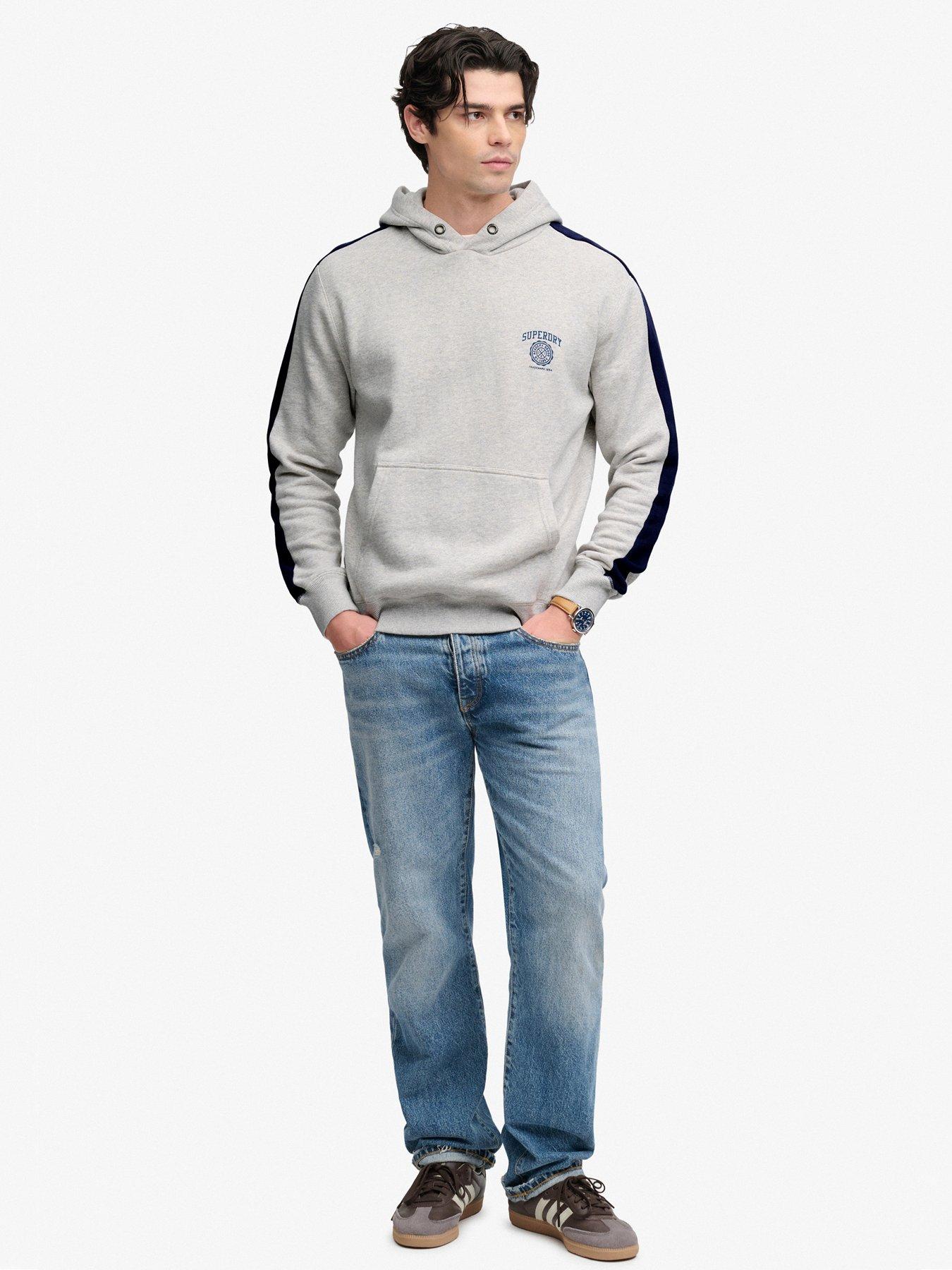 Image 3 of 5 of Superdry Superdry Athletic Club Graphic Hoodie - Grey