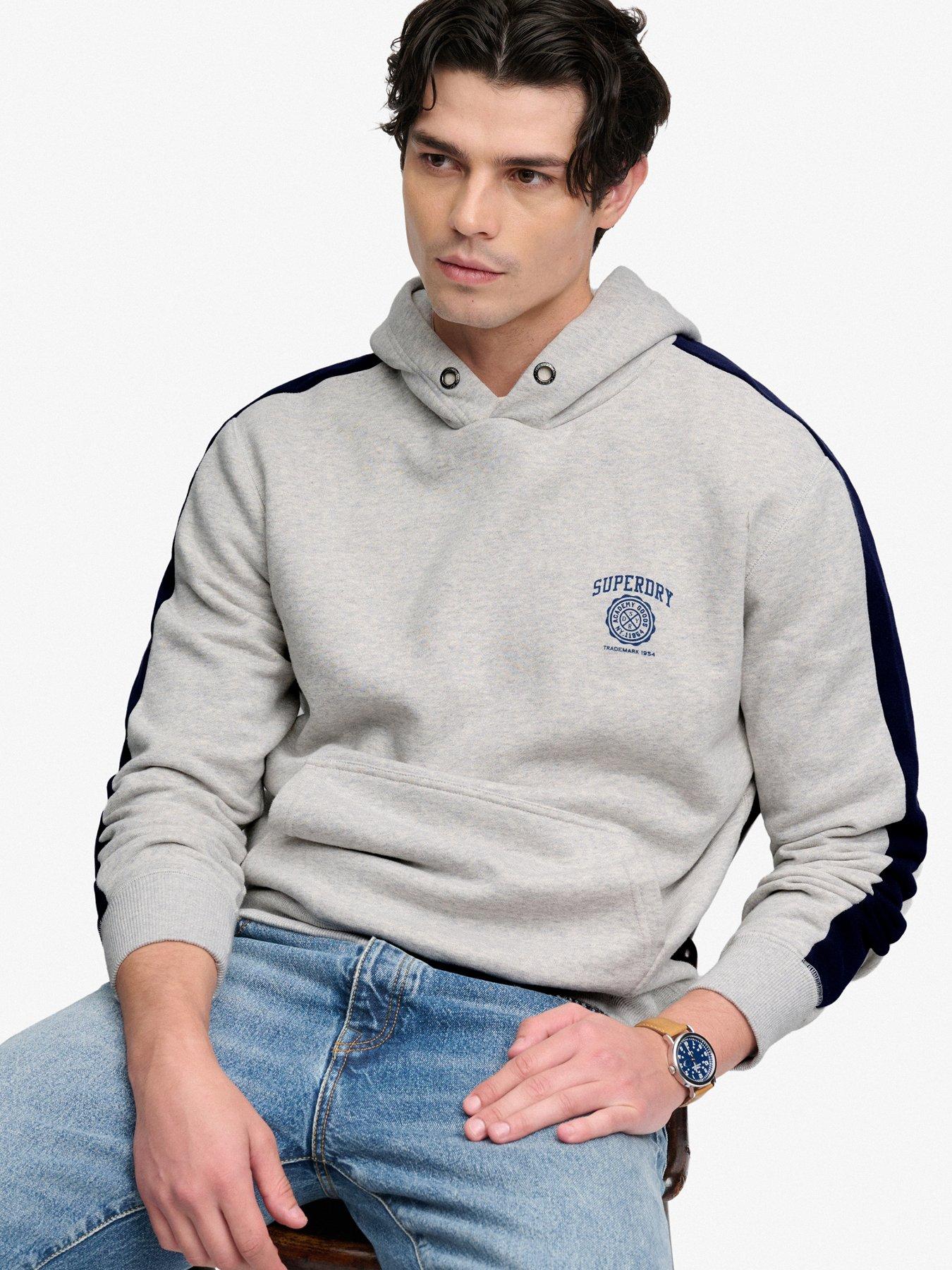 Image 4 of 5 of Superdry Superdry Athletic Club Graphic Hoodie - Grey