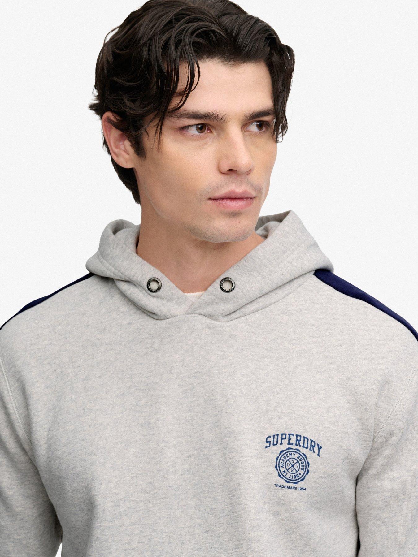 Image 5 of 5 of Superdry Superdry Athletic Club Graphic Hoodie - Grey