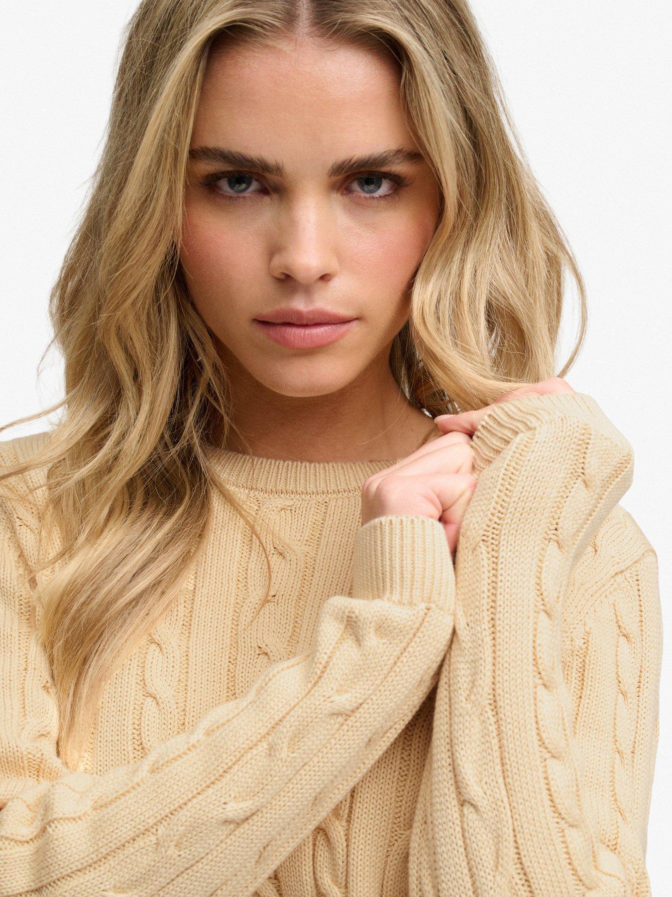 Image 5 of 7 of Superdry Superdry Essentials Sd&amp;co Cable Jumper - Yellow