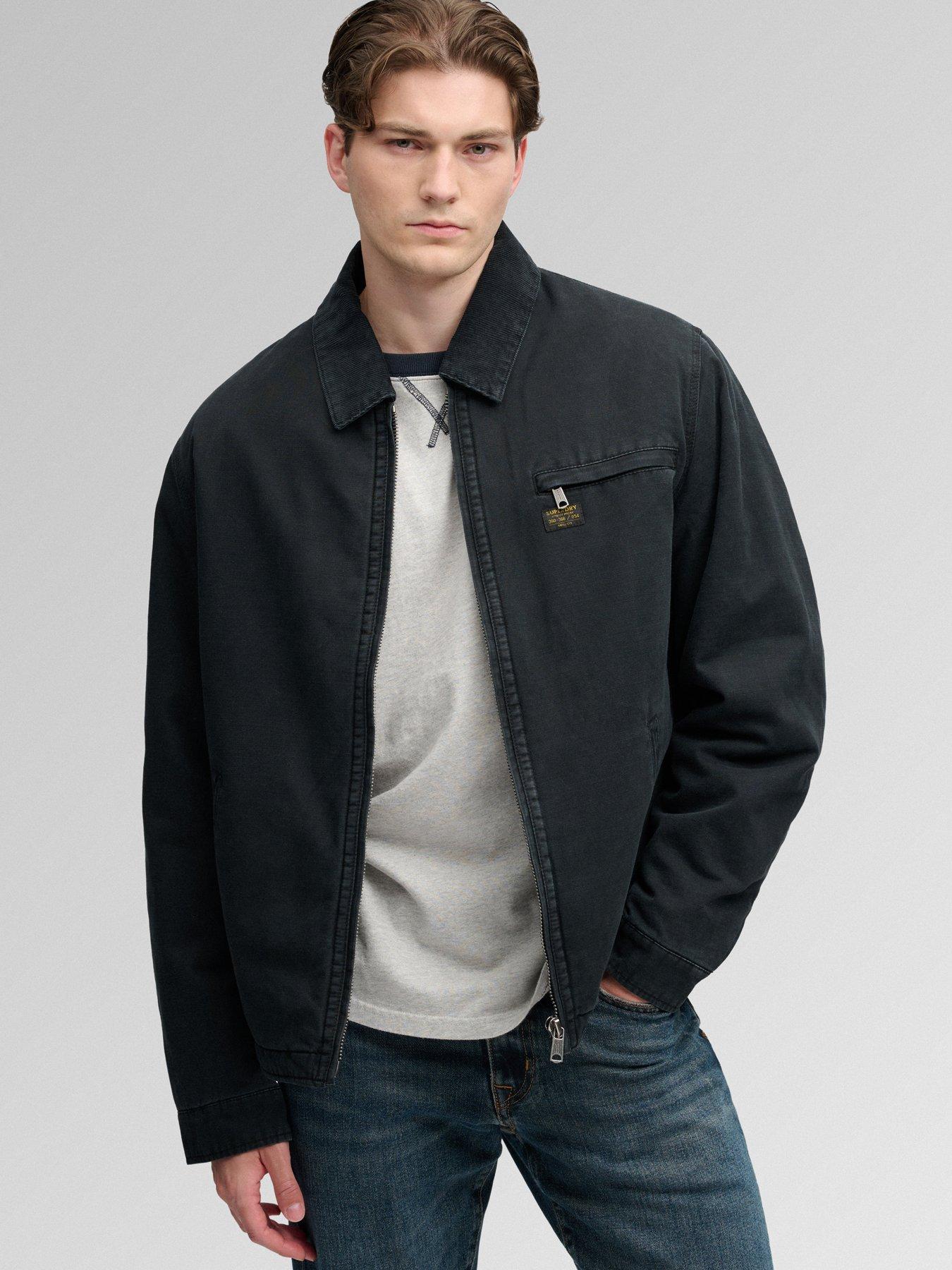Image 1 of 6 of Superdry Superdry Workwear Ranch Jacket - Black