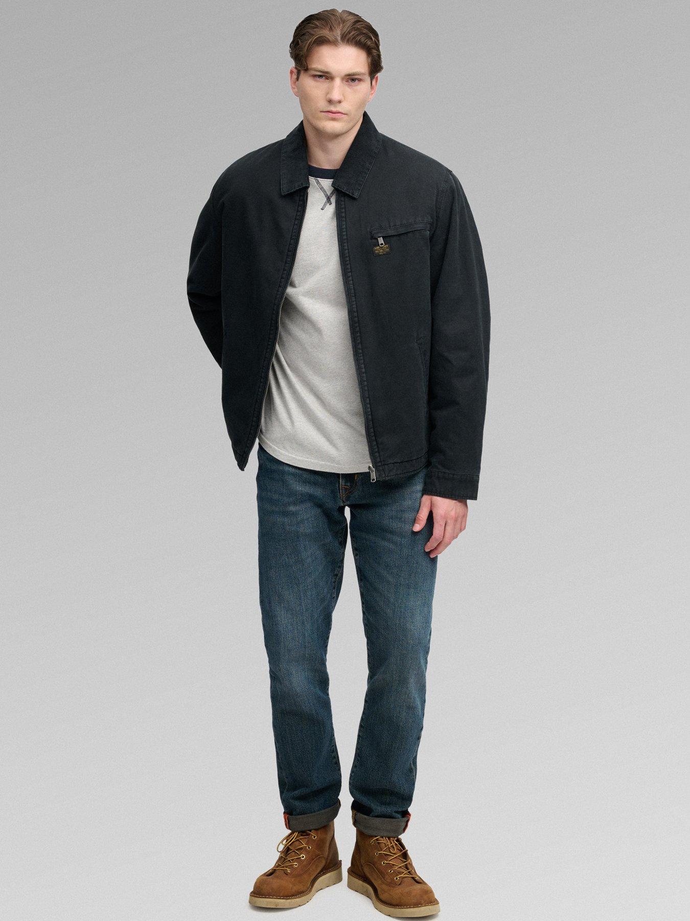 Image 3 of 6 of Superdry Superdry Workwear Ranch Jacket - Black