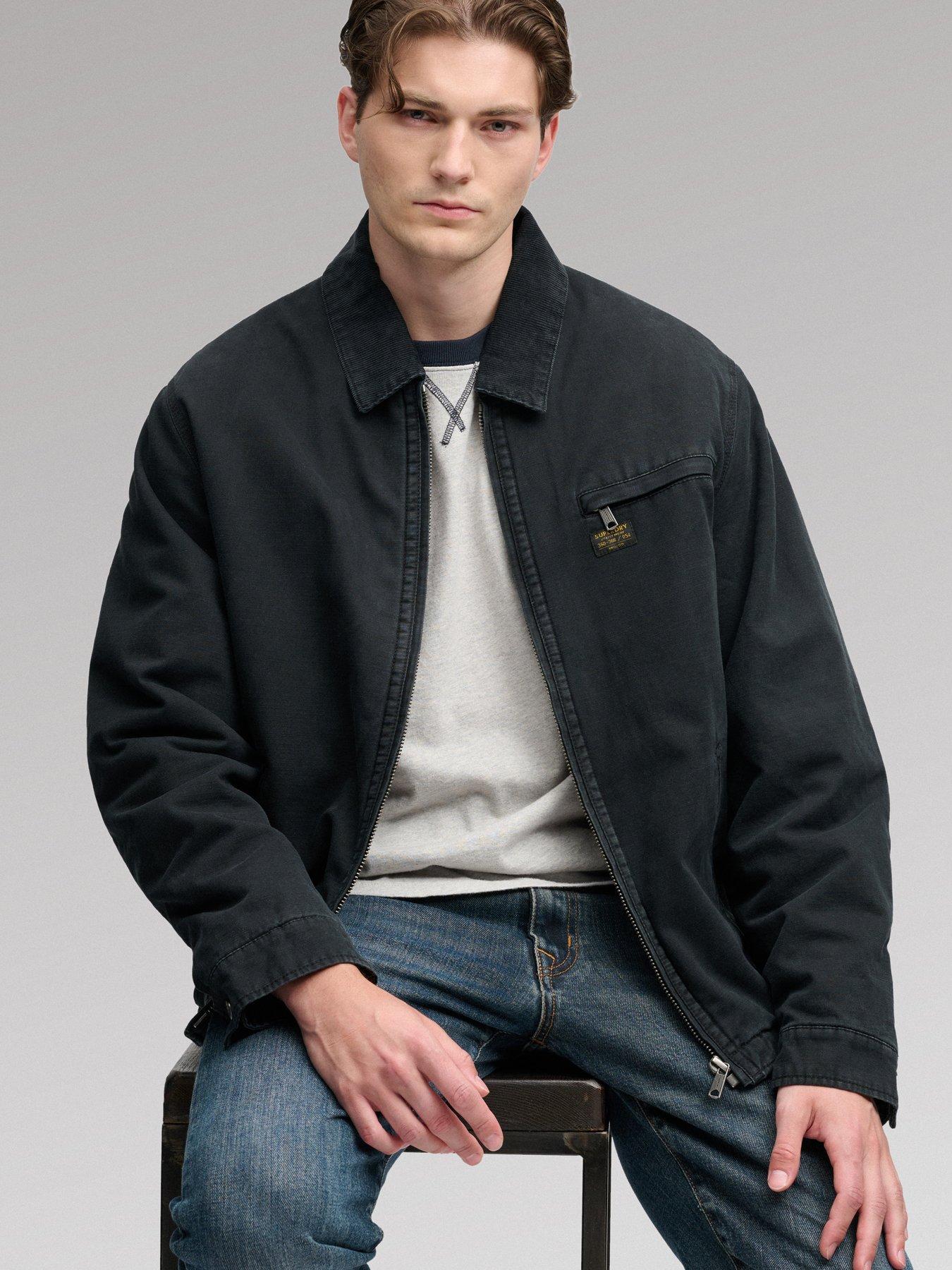 Image 4 of 6 of Superdry Superdry Workwear Ranch Jacket - Black