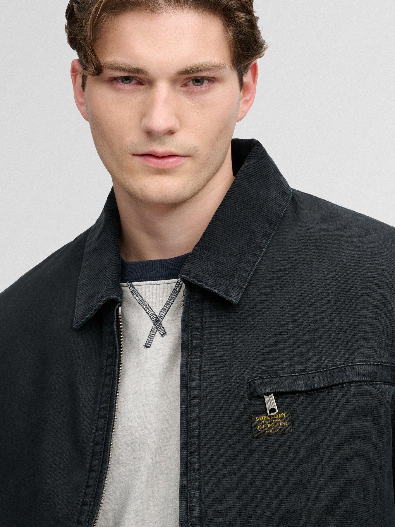 Image 5 of 6 of Superdry Superdry Workwear Ranch Jacket - Black