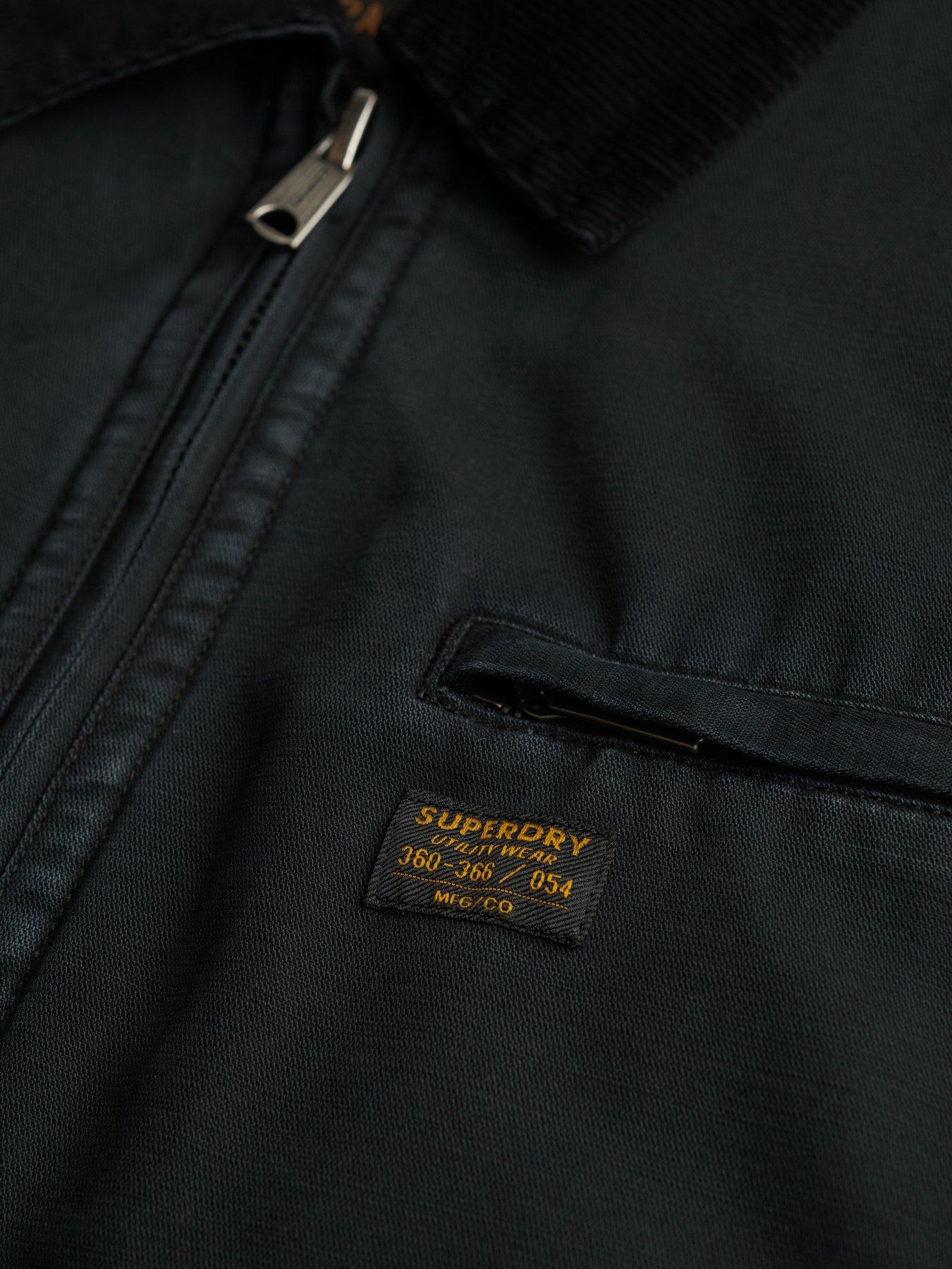 Image 6 of 6 of Superdry Superdry Workwear Ranch Jacket - Black