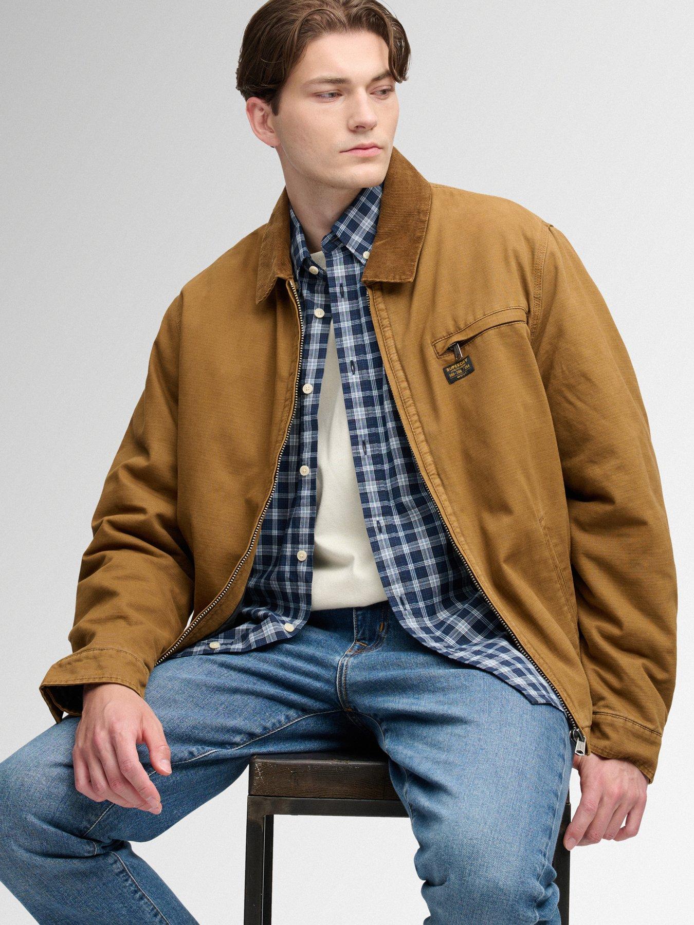 Image 4 of 5 of Superdry Superdry Workwear Ranch Jacket - Brown