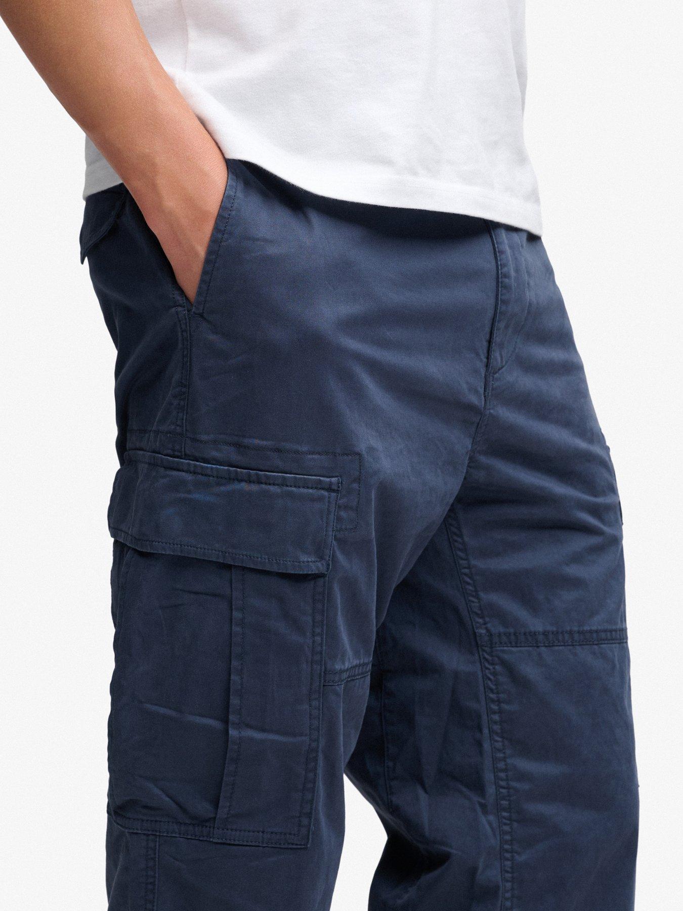 Image 5 of 6 of Superdry Superdry Regular Taper Cargo Pants - Navy