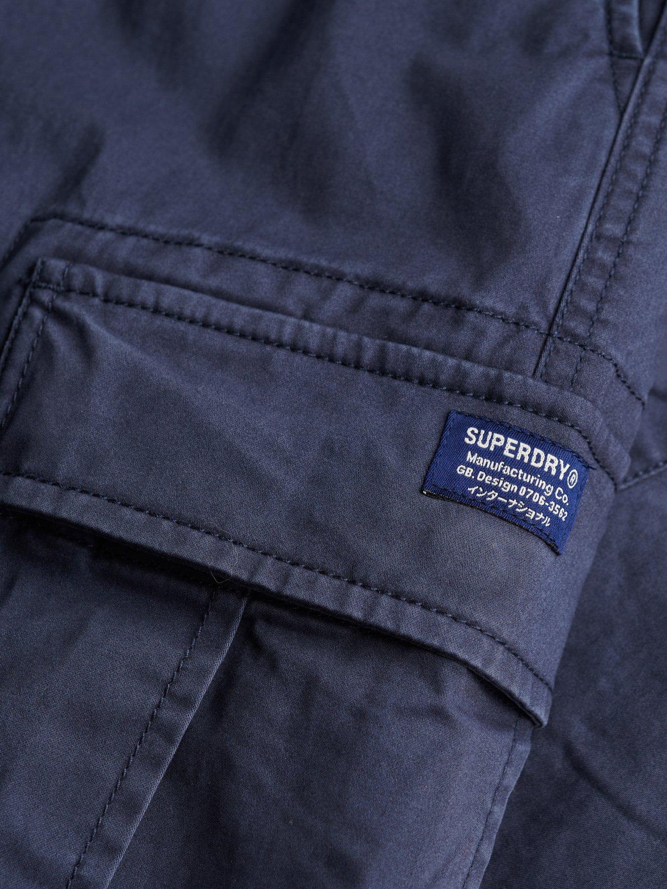 Image 6 of 6 of Superdry Superdry Regular Taper Cargo Pants - Navy
