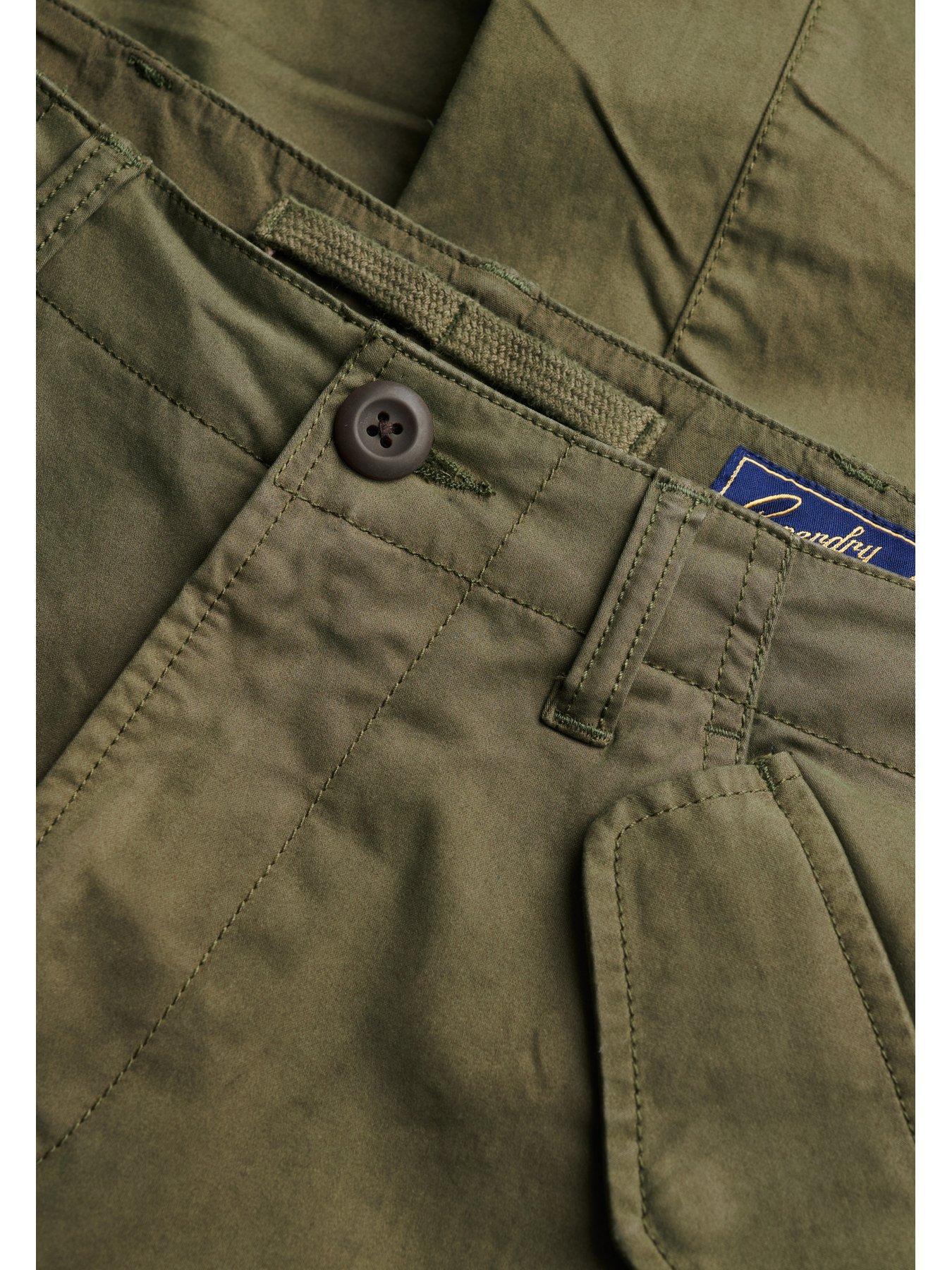 Image 6 of 6 of Superdry Mens Slim Taper Stretch Cargo Trousers - Green