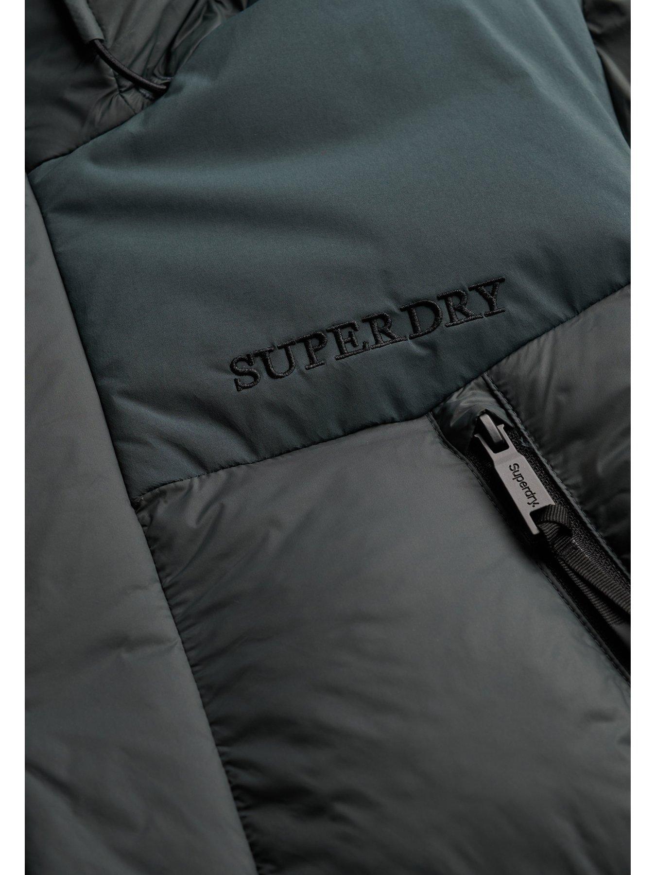 Image 6 of 7 of Superdry Superdry City Baffle Parka - Green