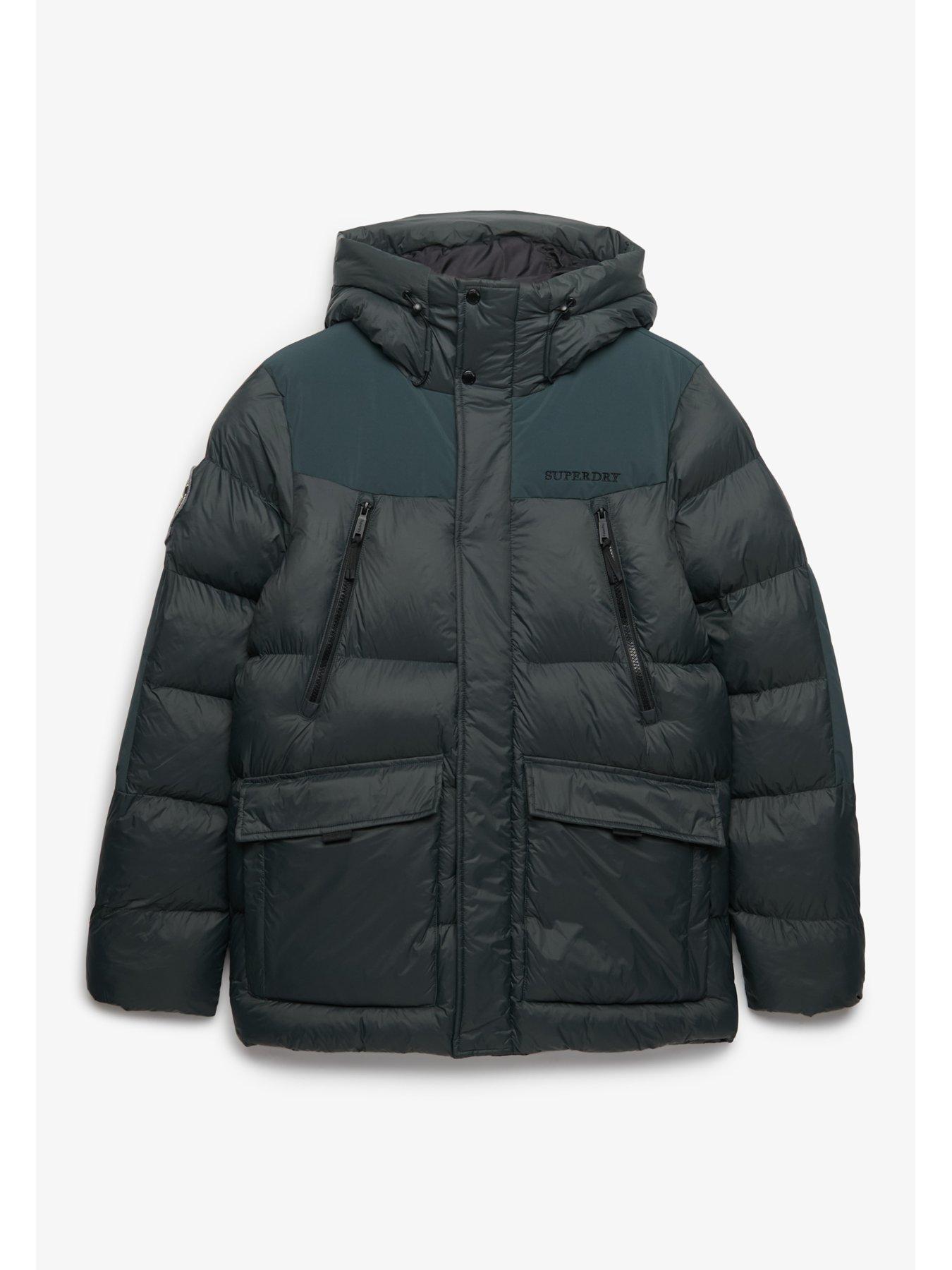 Image 7 of 7 of Superdry Superdry City Baffle Parka - Green