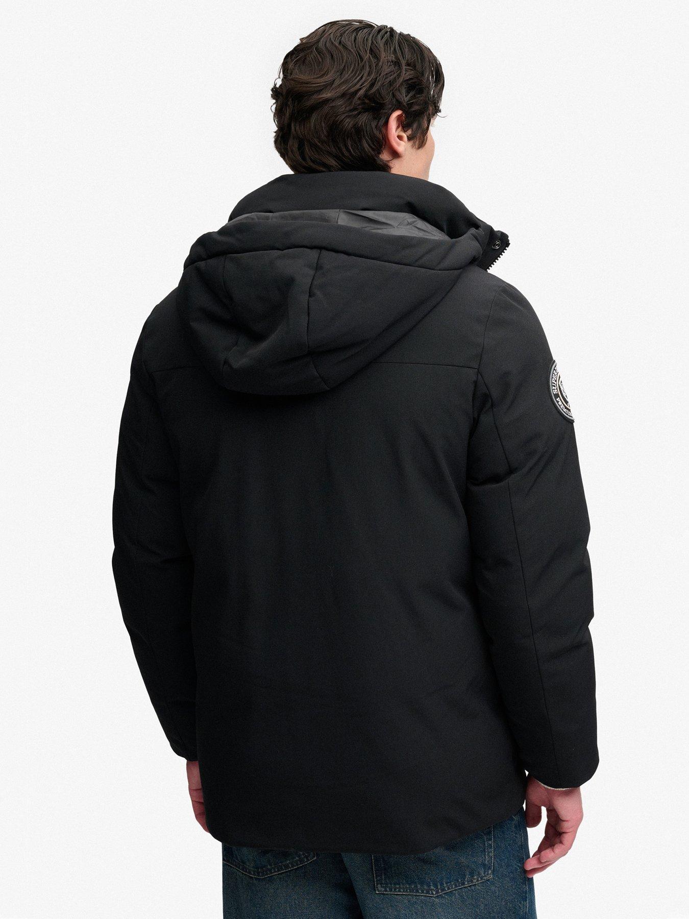 Image 2 of 7 of Superdry Superdry City Parka - Black