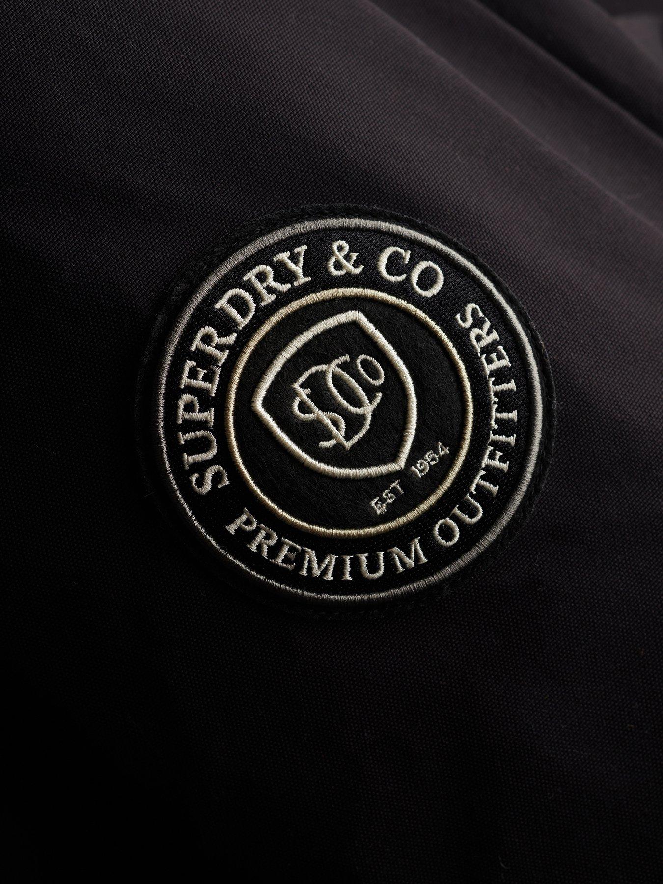 Image 7 of 7 of Superdry Superdry City Parka - Black