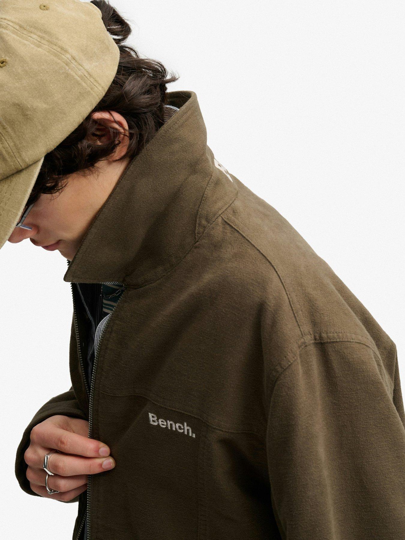 Image 4 of 5 of Superdry Mens Moleskin Lined Full-Zip Ranch Jacket - Brown