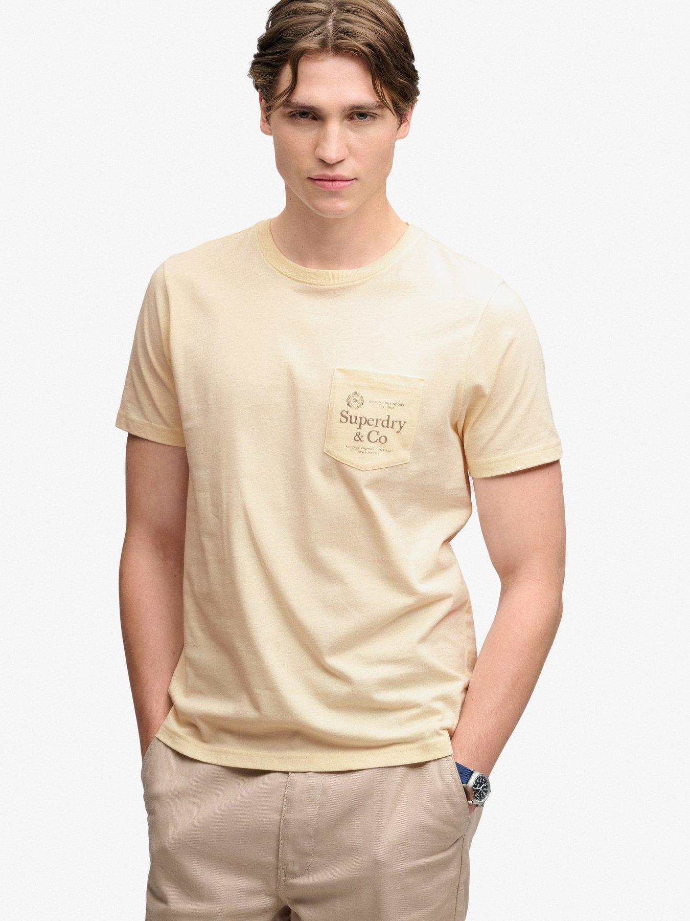 Superdry Men's Blanc T-Shirt Company Logo - Image 2