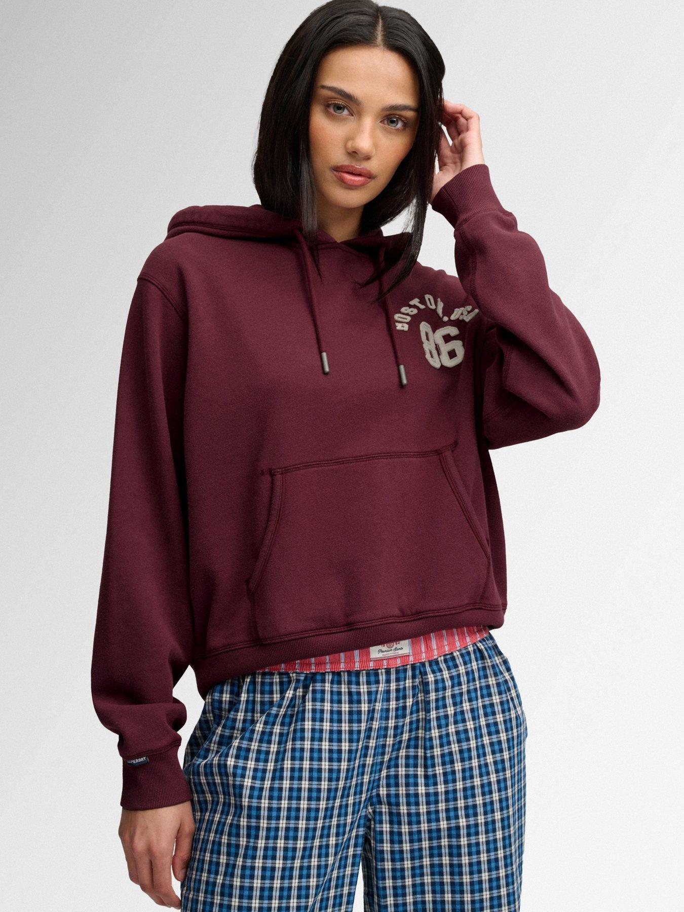 Superdry Women's Rouge Hooded Sweatshirt Athletic Essential - Image 2